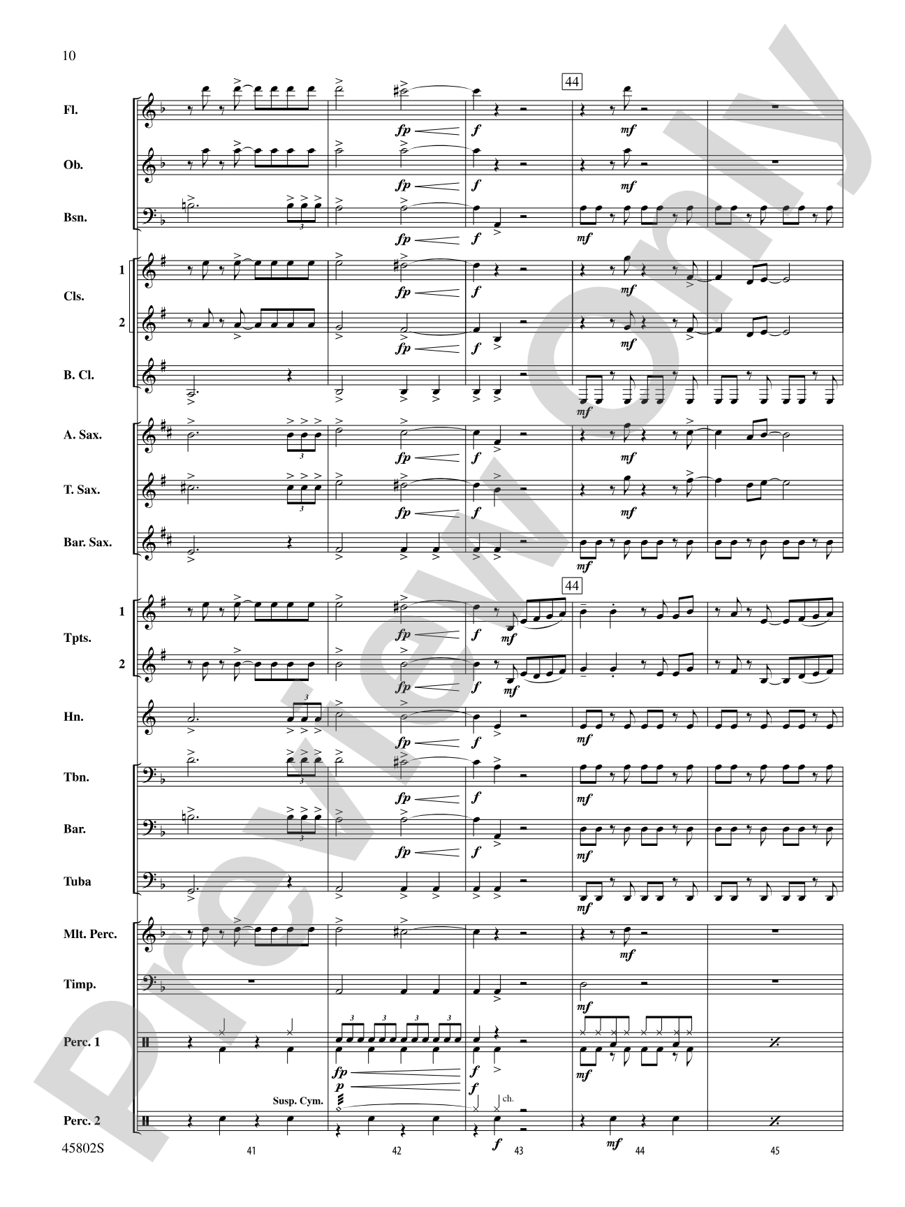 Confident: Concert Band Conductor Score & Parts