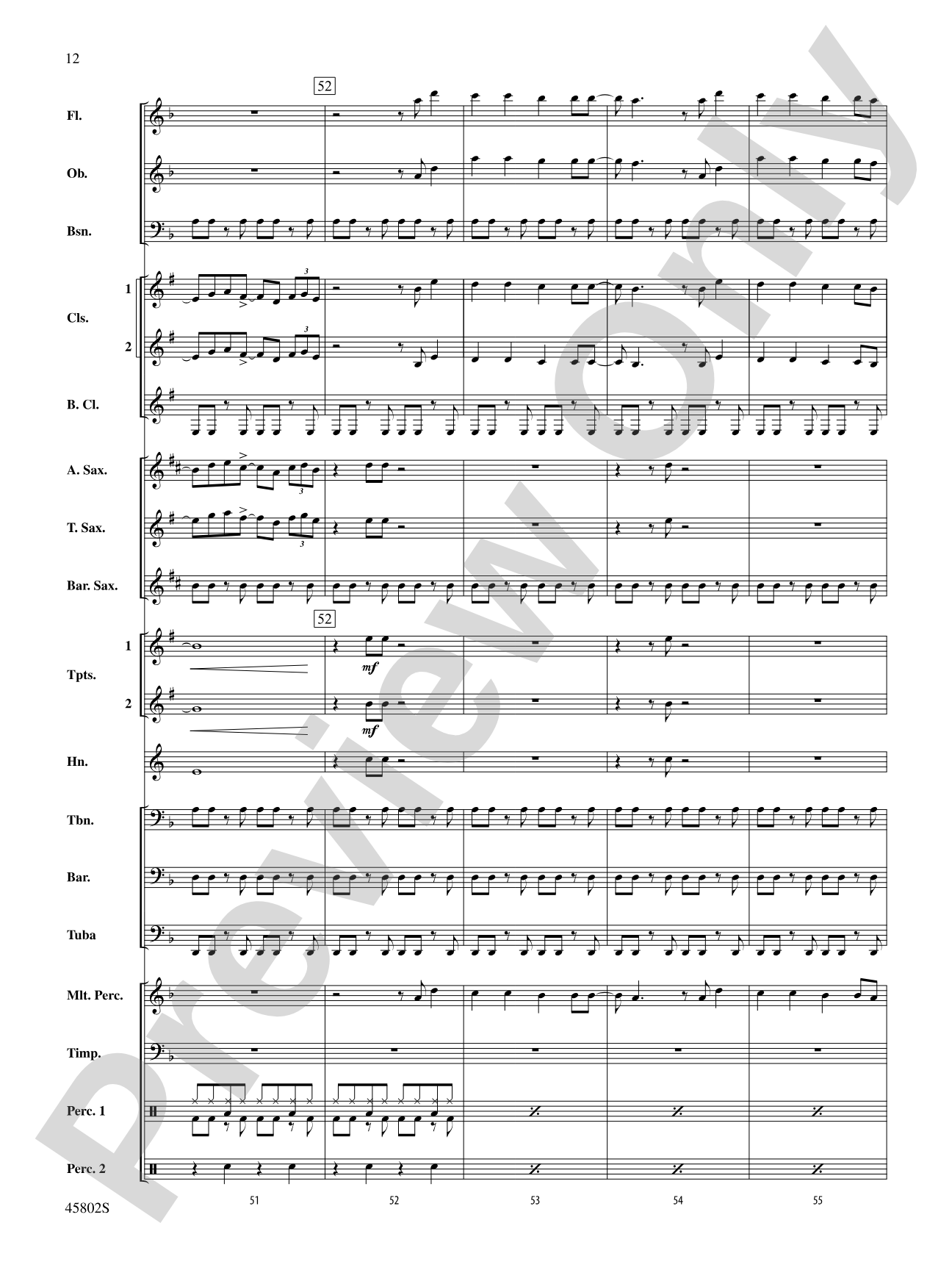 Confident: Concert Band Conductor Score & Parts