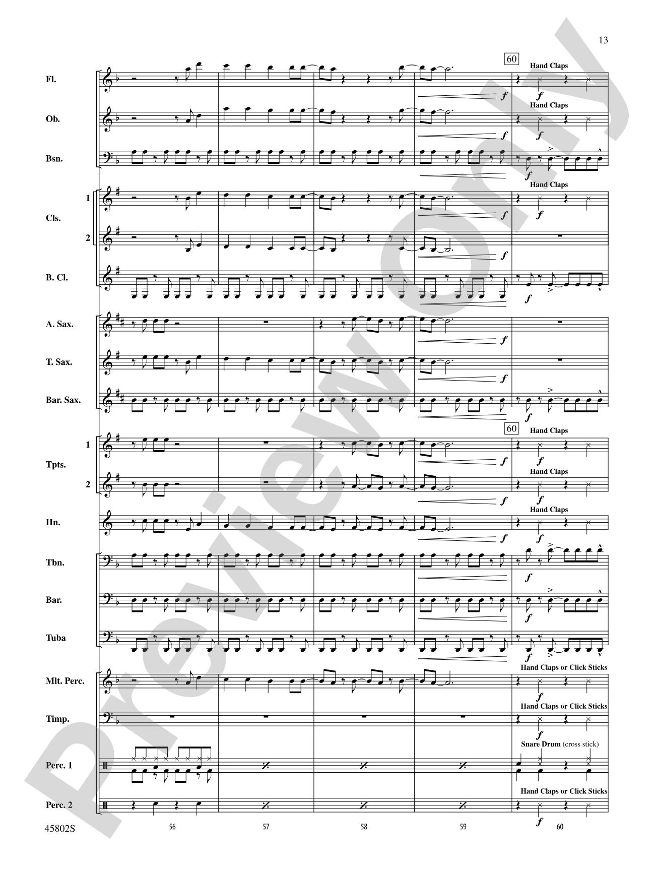 Confident: Concert Band Conductor Score & Parts