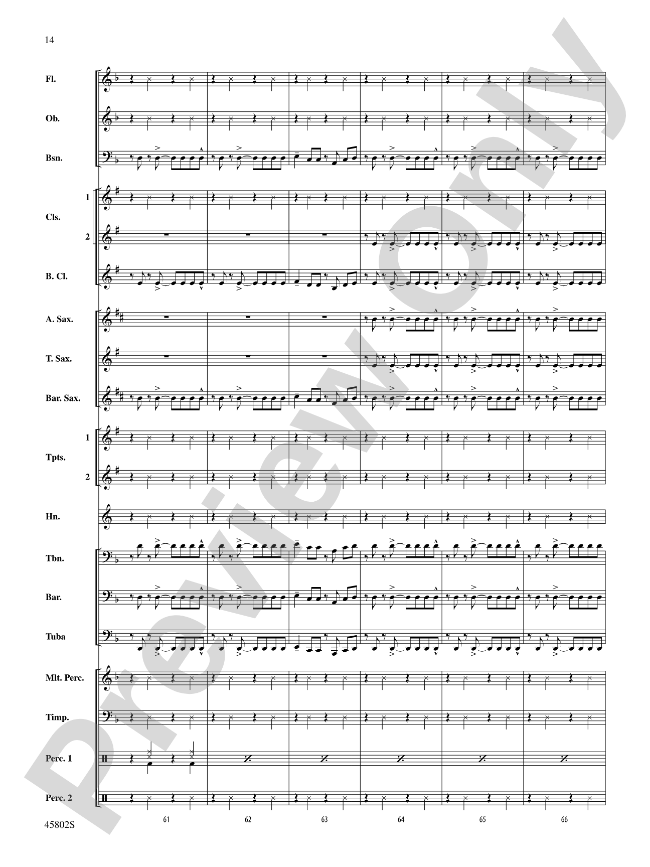 Confident: Concert Band Conductor Score & Parts