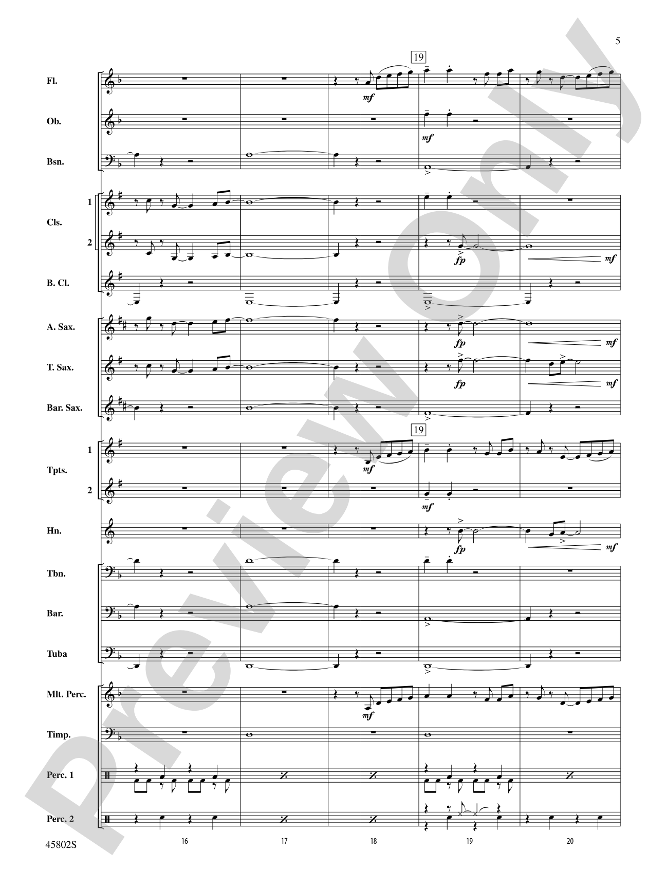Confident: Concert Band Conductor Score & Parts