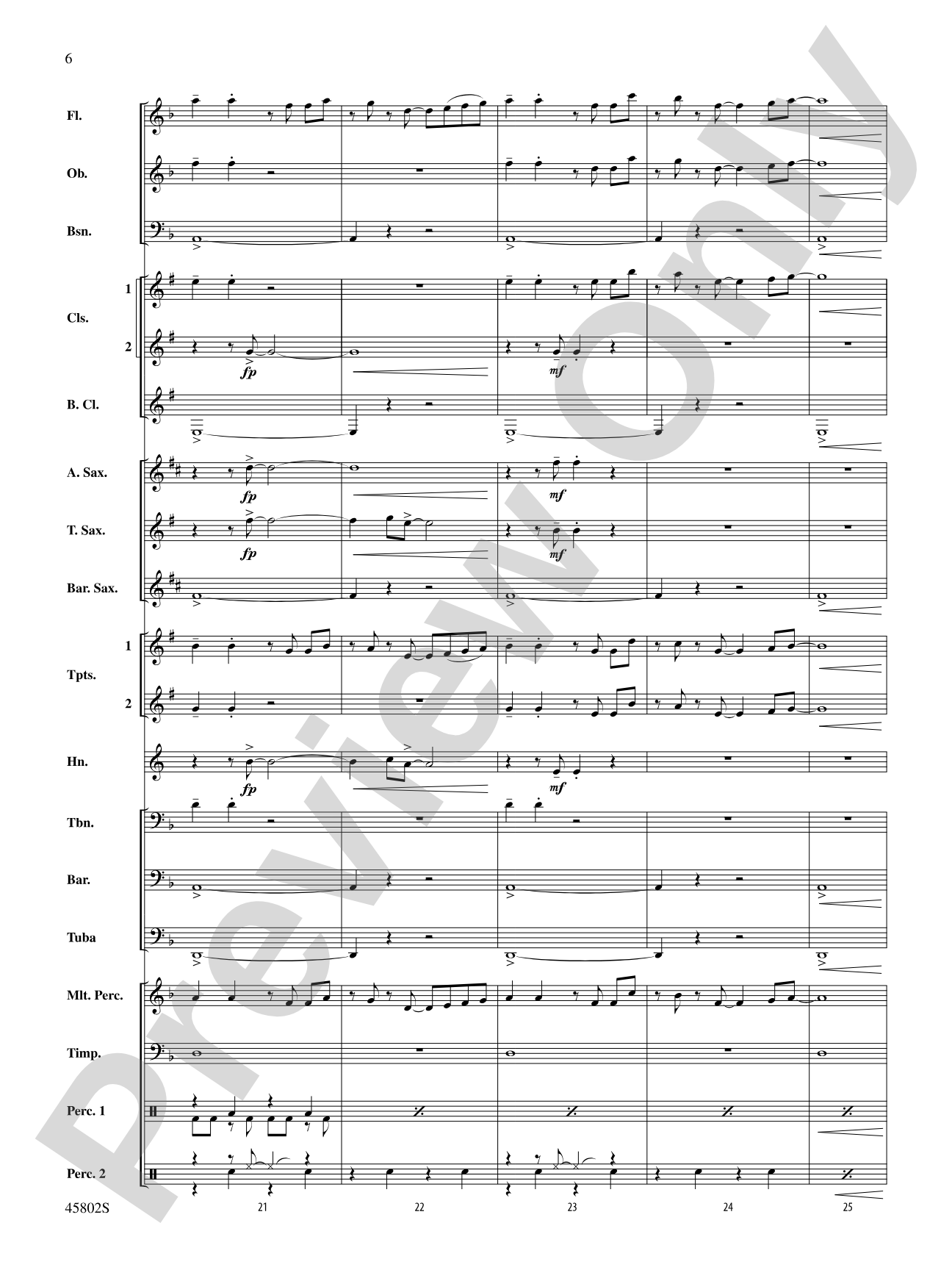 Confident: Concert Band Conductor Score & Parts