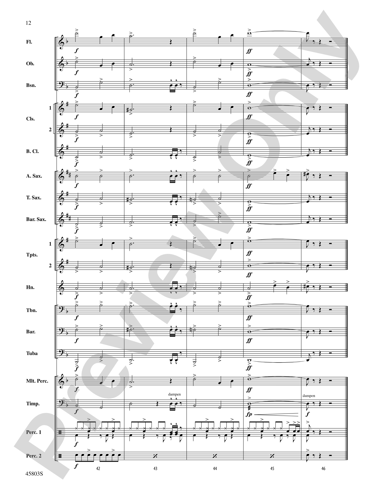 Heathens: Concert Band Conductor Score & Parts