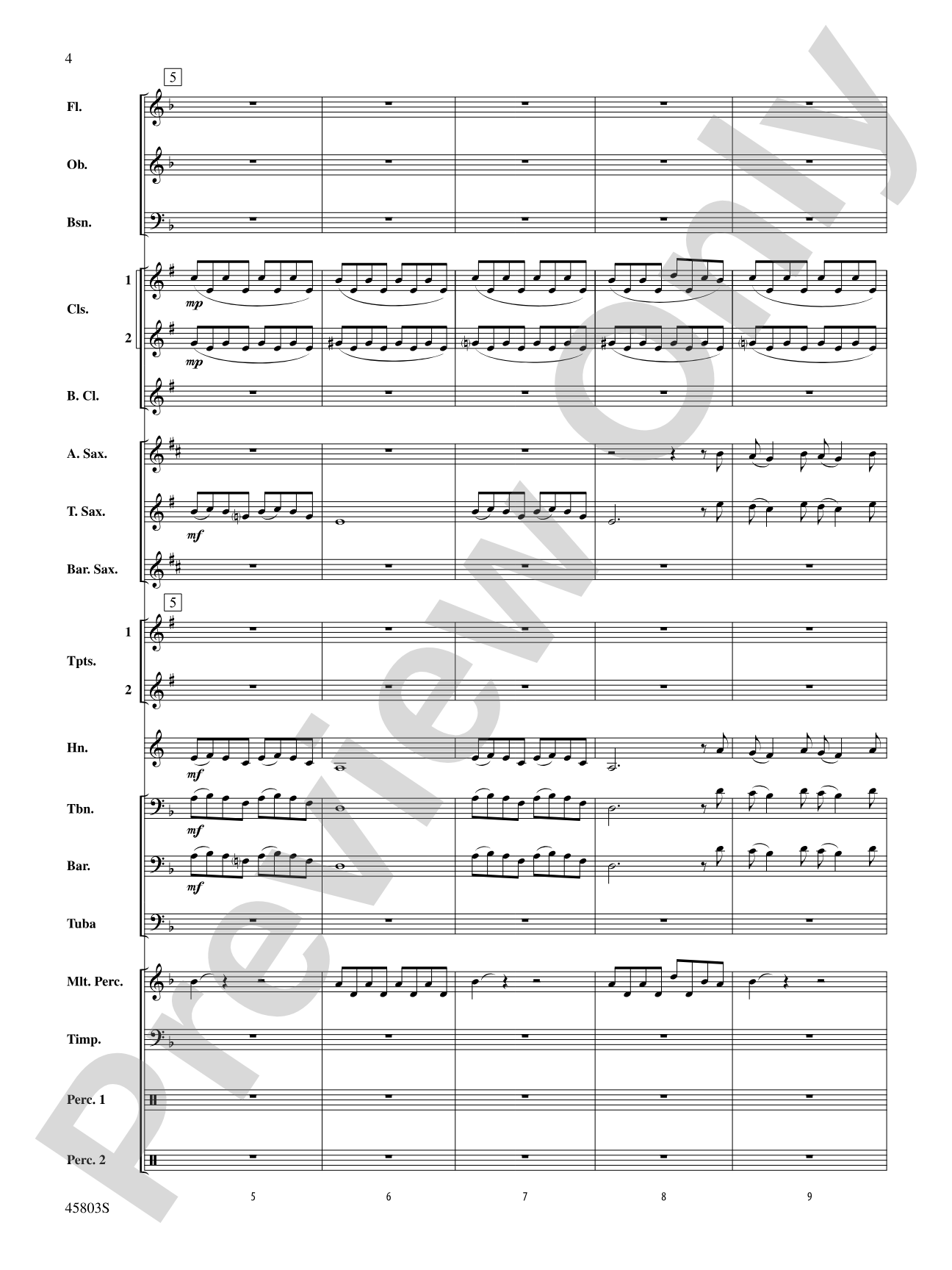 Heathens: Concert Band Conductor Score & Parts