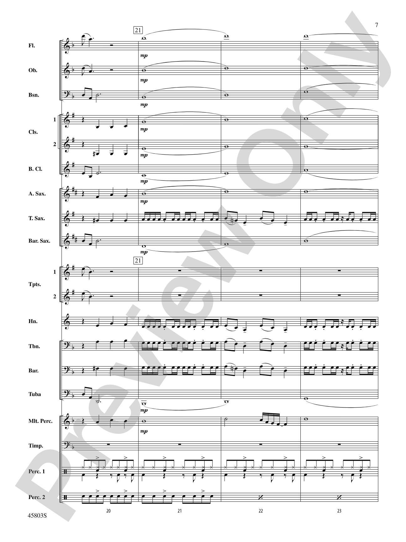 Heathens: Concert Band Conductor Score & Parts