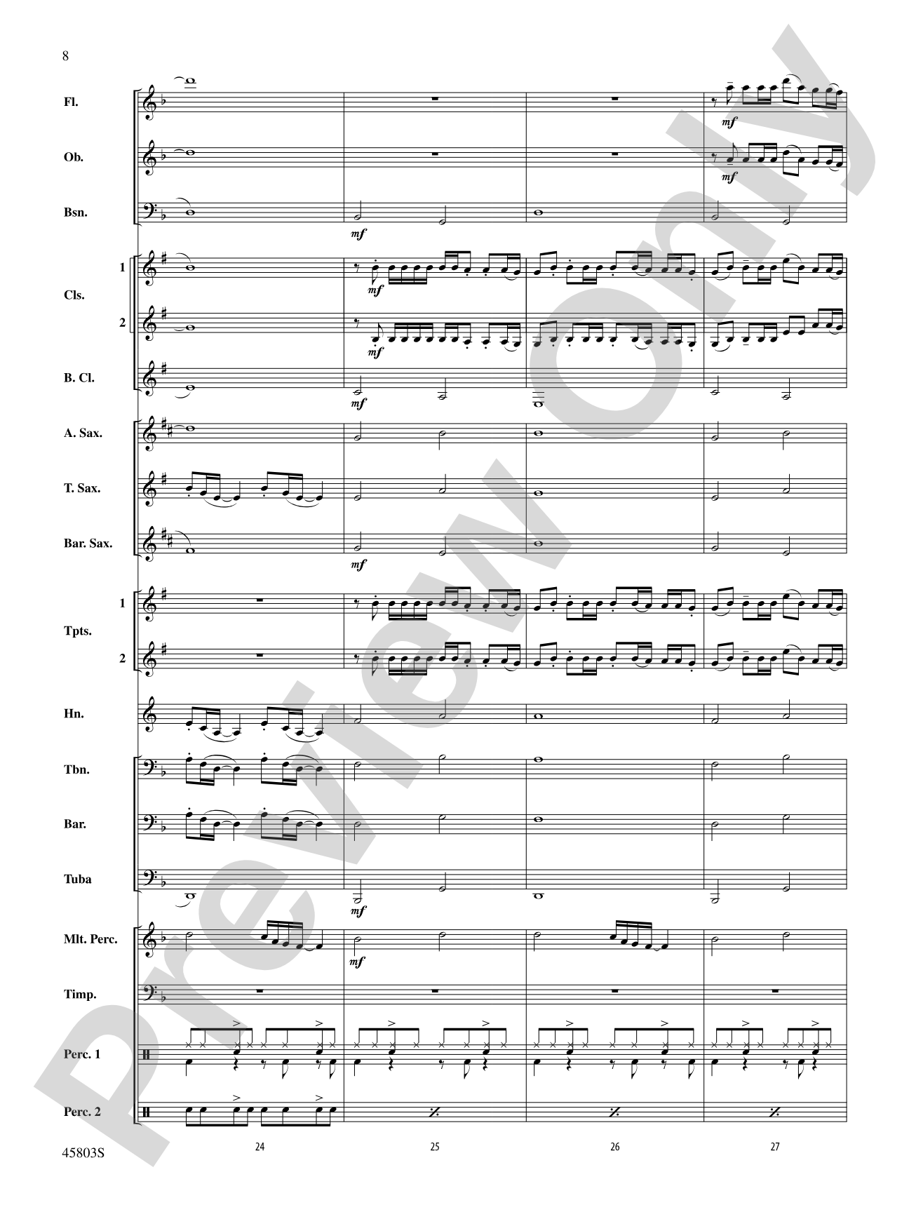 Heathens: Concert Band Conductor Score & Parts