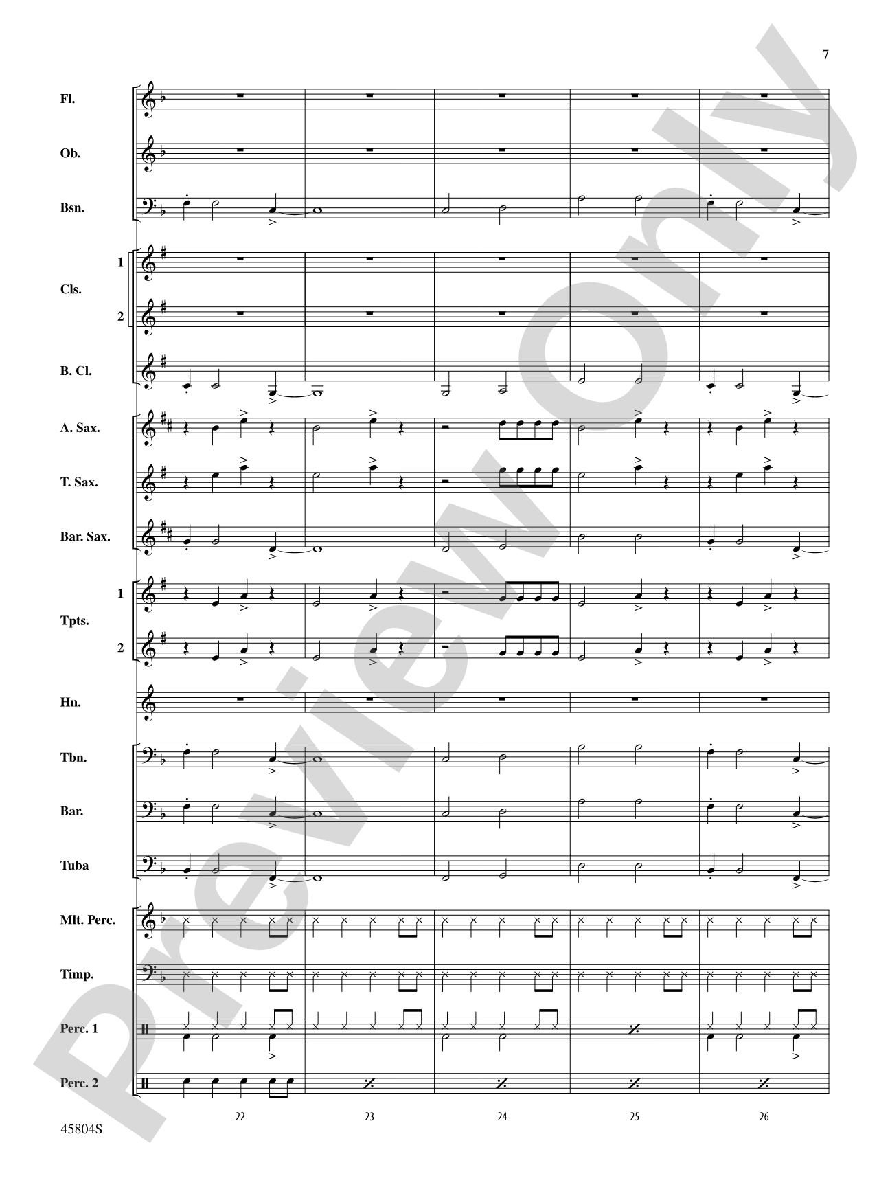 Just Like Fire: Concert Band Conductor Score & Parts