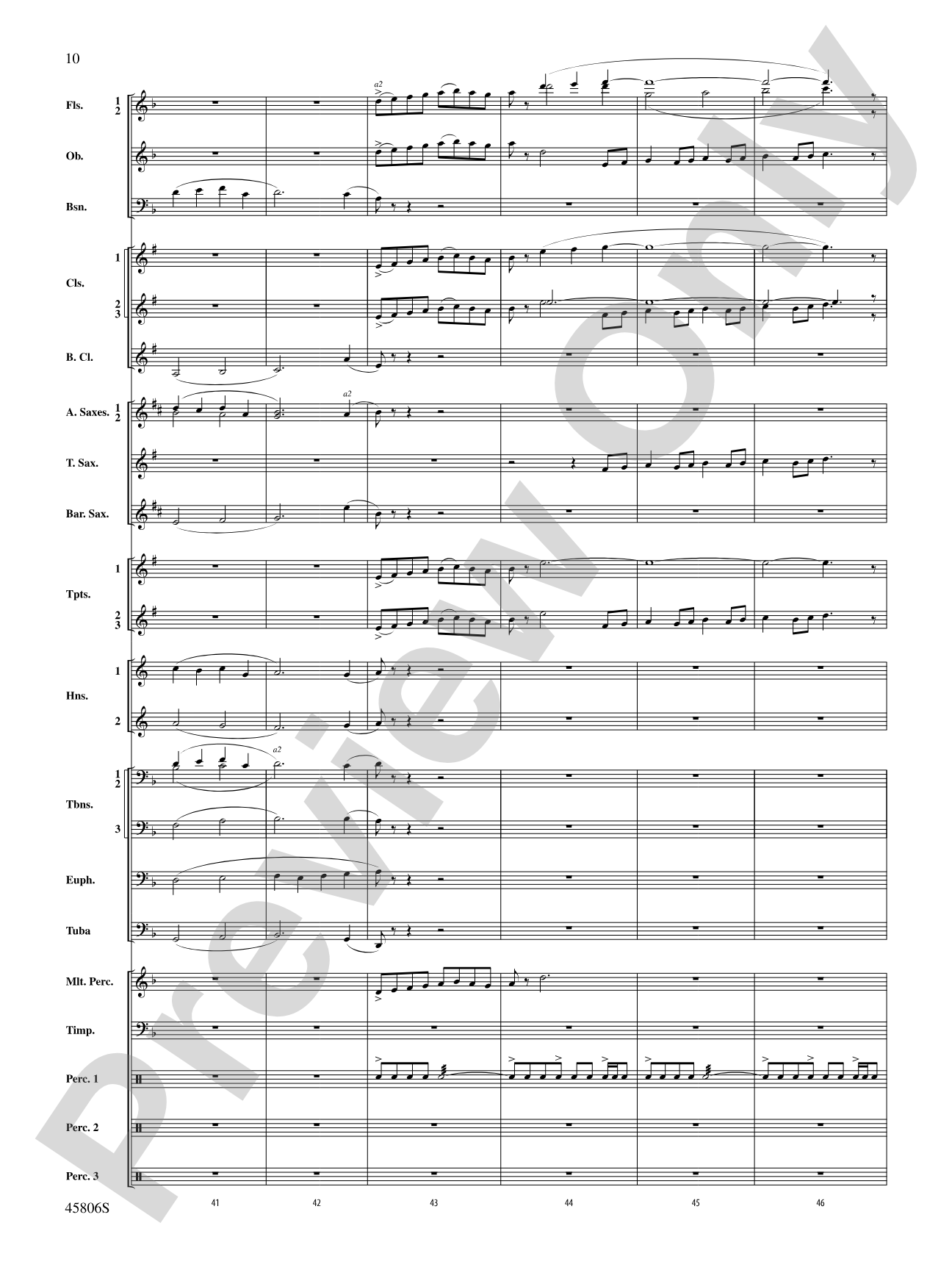 Children of a Different Sun: Score