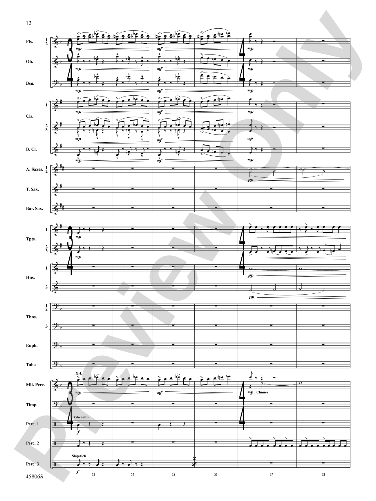 Children of a Different Sun: Score