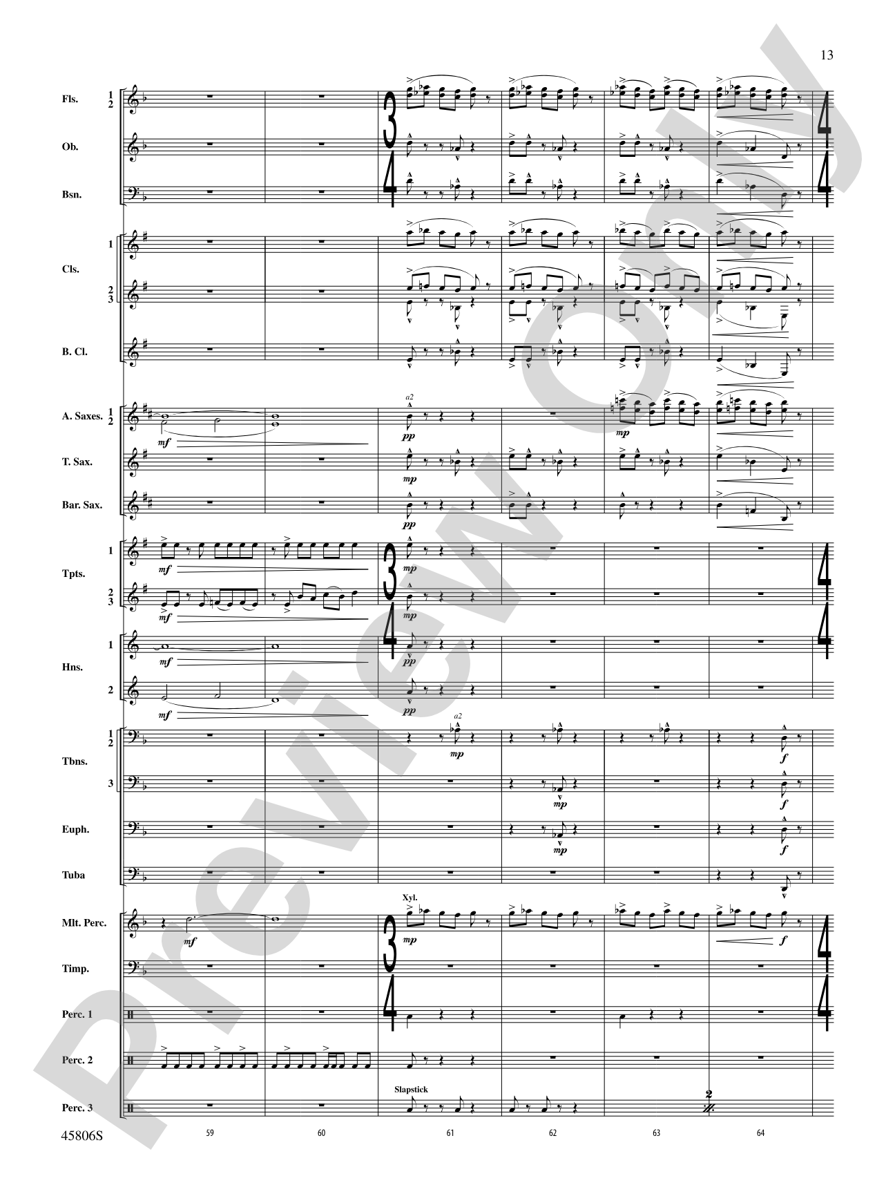 Children of a Different Sun: Score