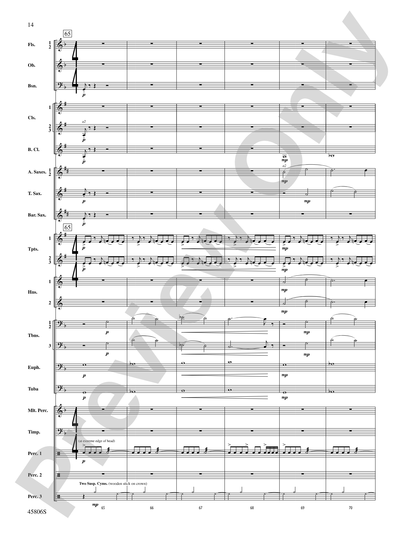 Children of a Different Sun: Score