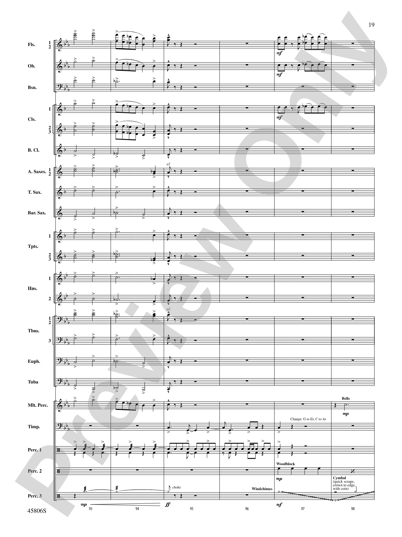 Children of a Different Sun: Score