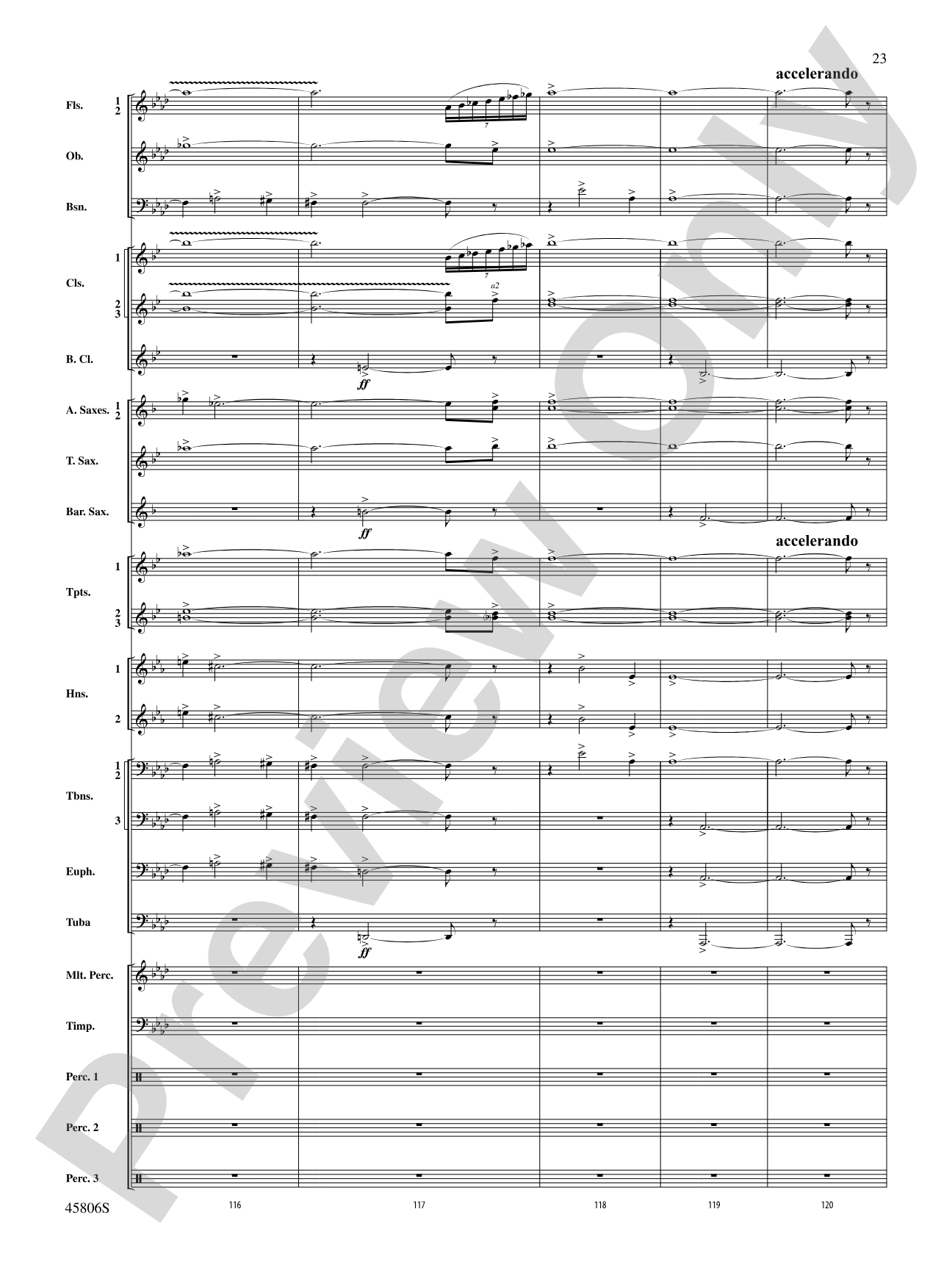 Children of a Different Sun: Score