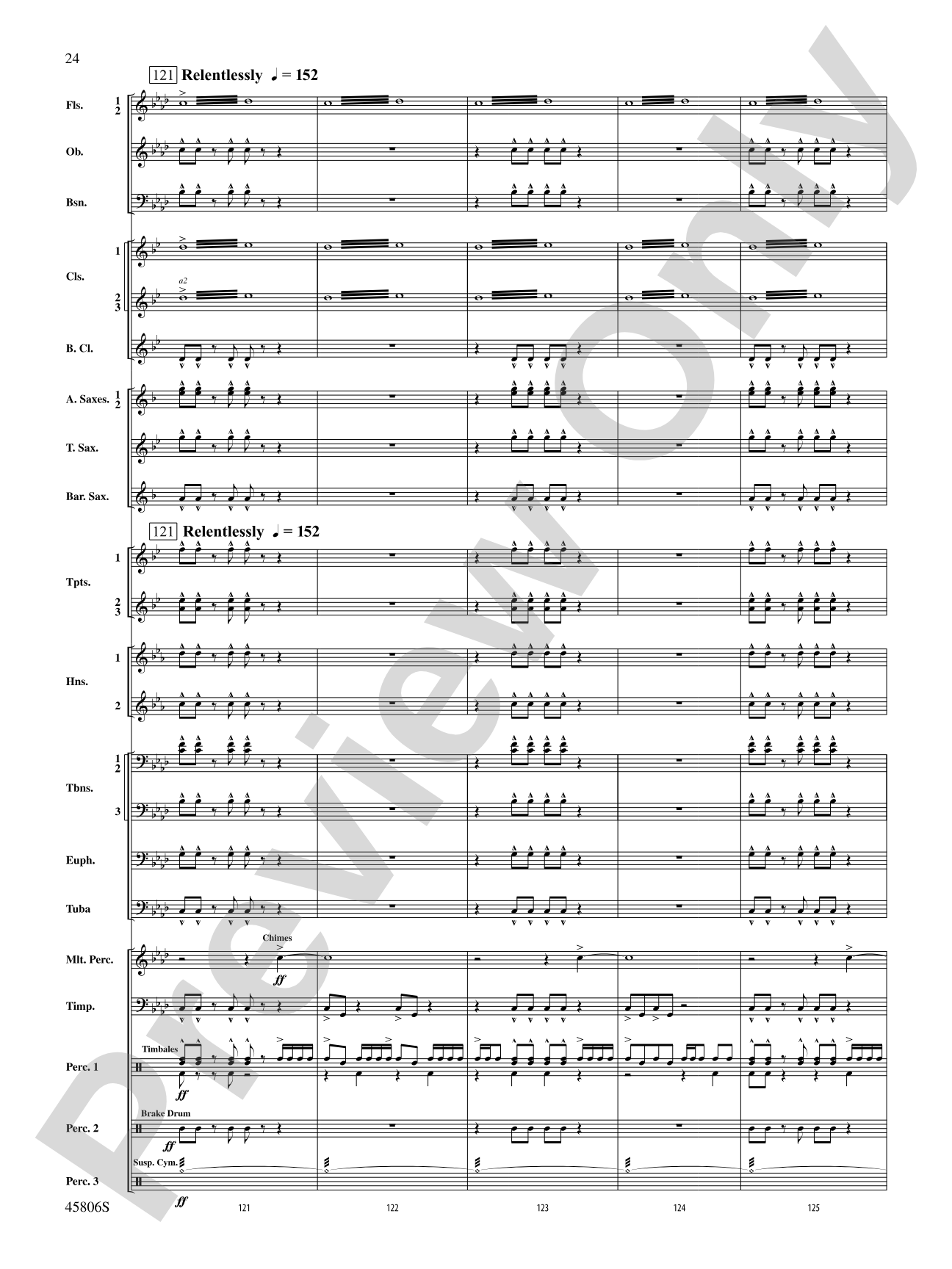 Children of a Different Sun: Score