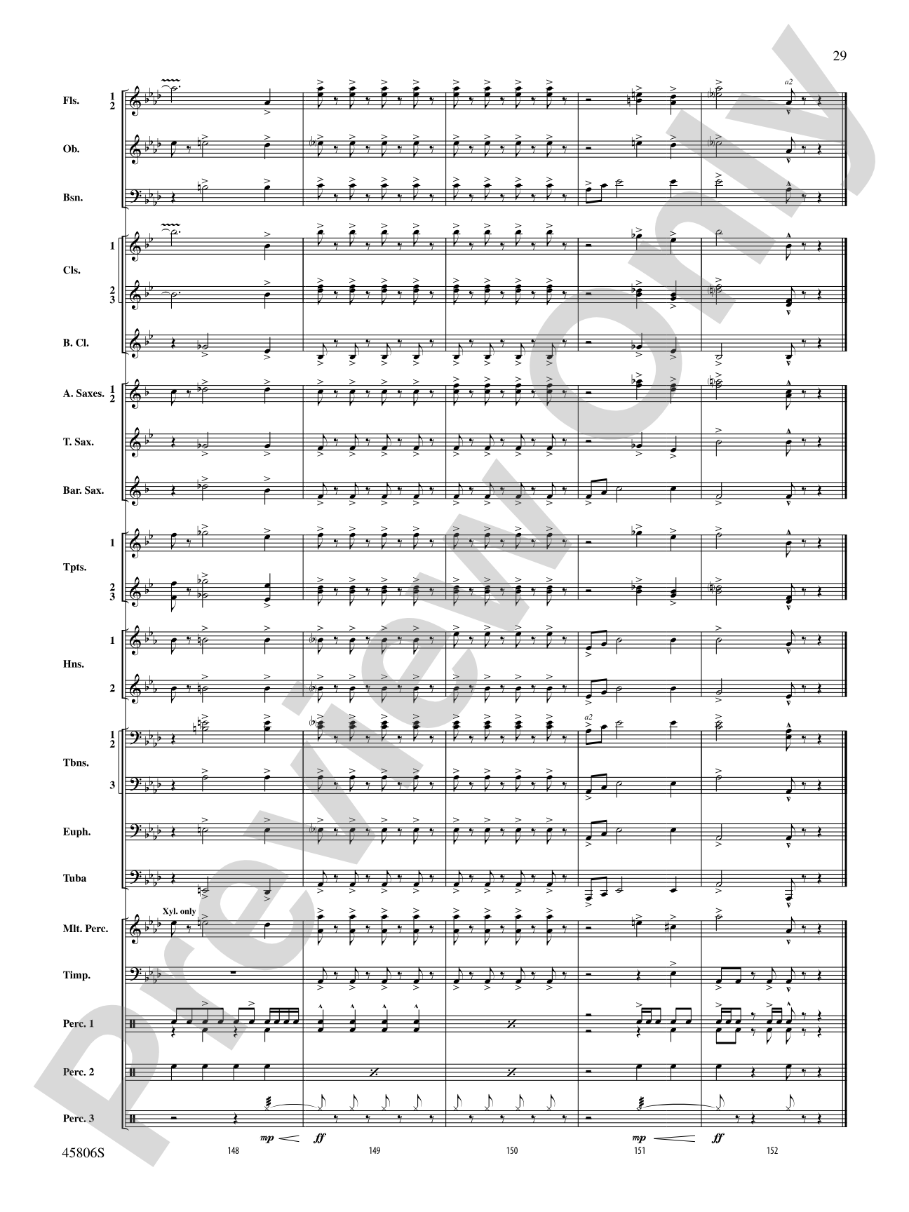 Children of a Different Sun: Score