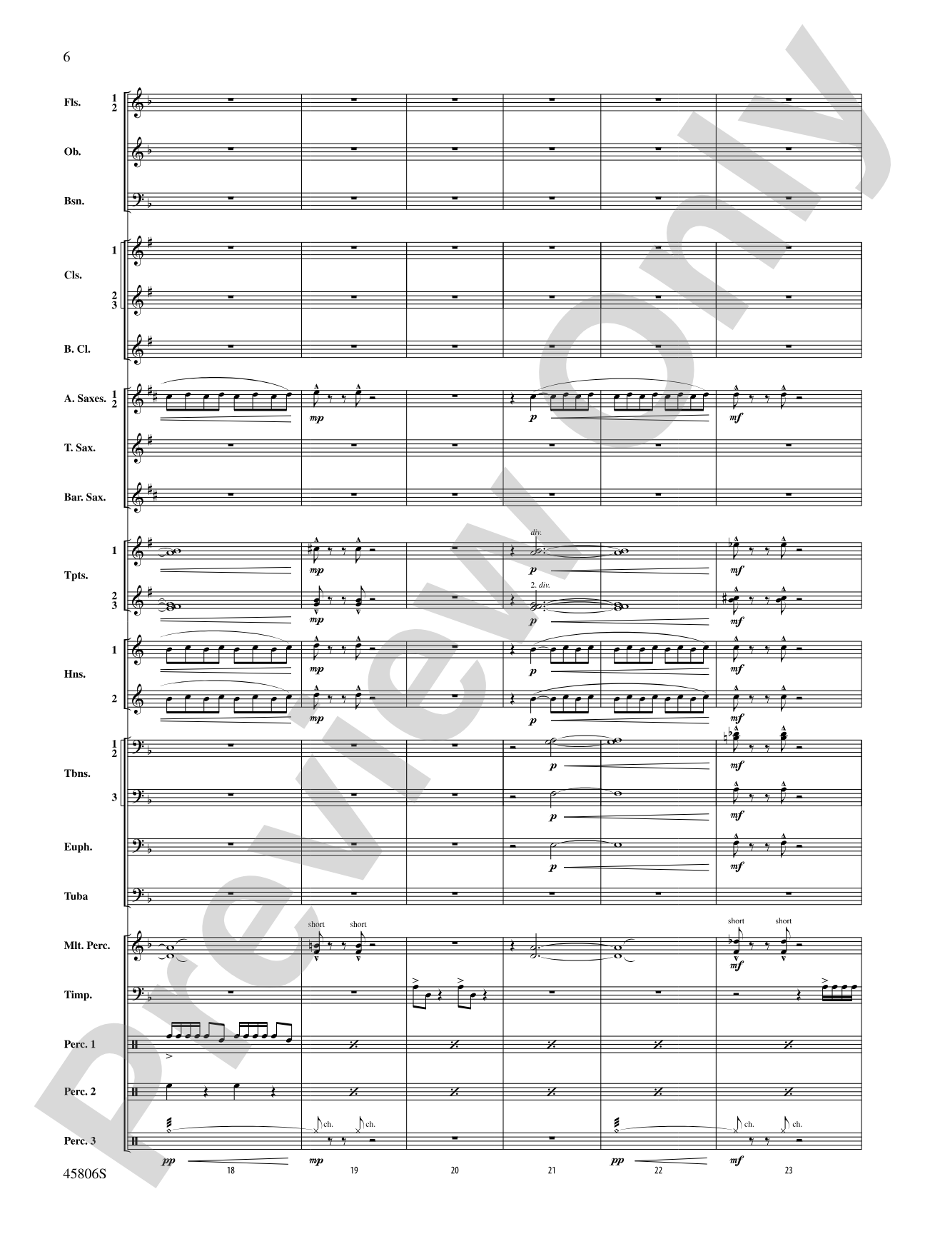 Children of a Different Sun: Score