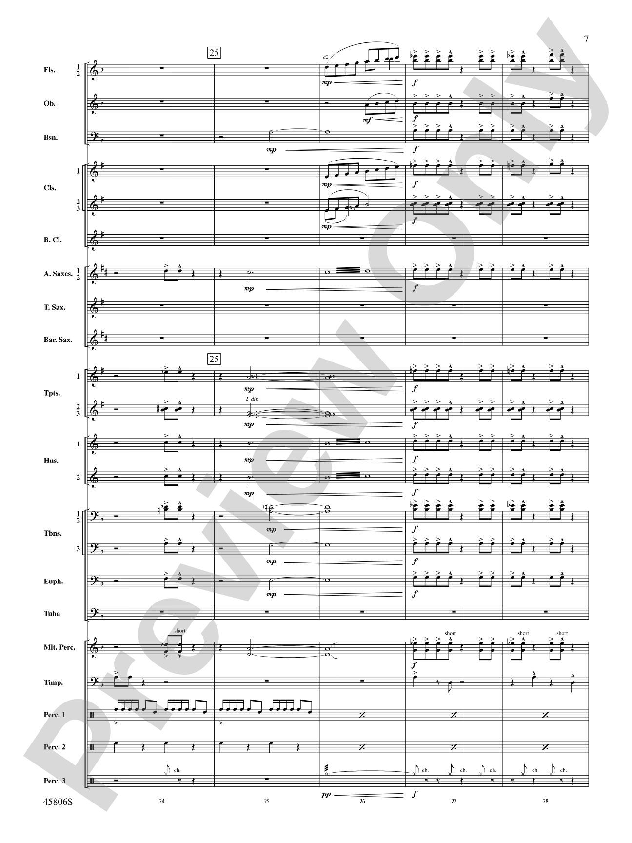 Children of a Different Sun: Score