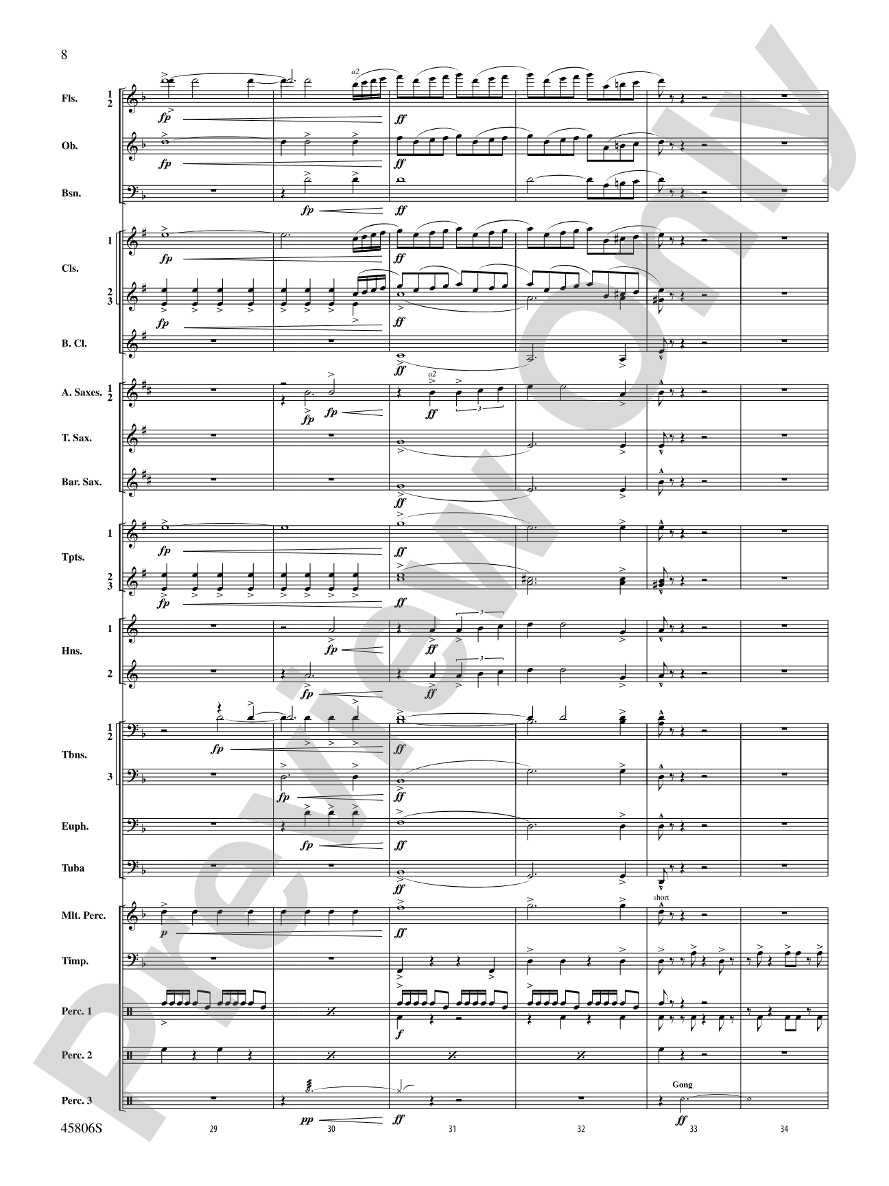 Children of a Different Sun: Score