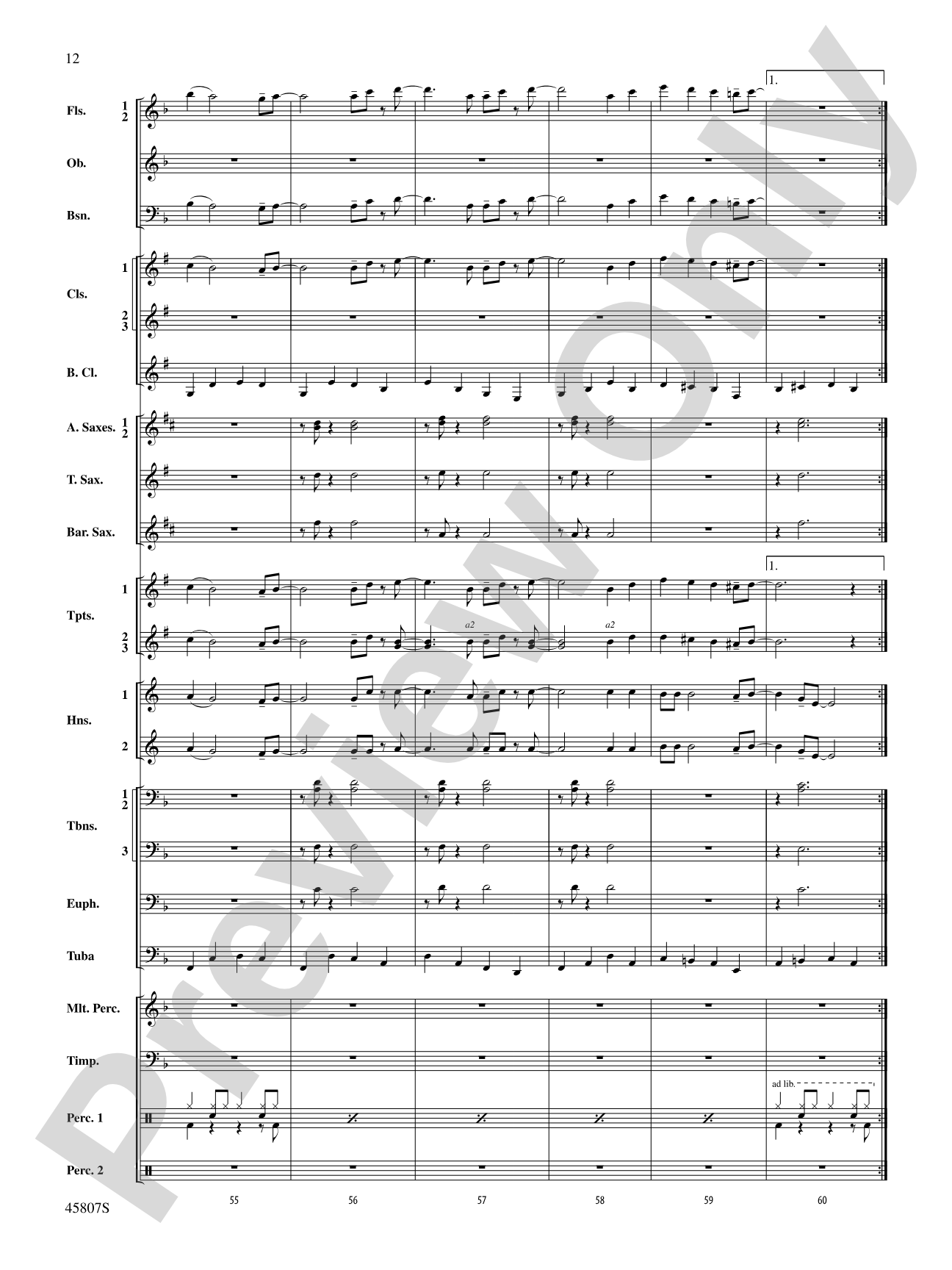 Brahms' Waltz 2 Ways: Concert Band Conductor Score & Parts