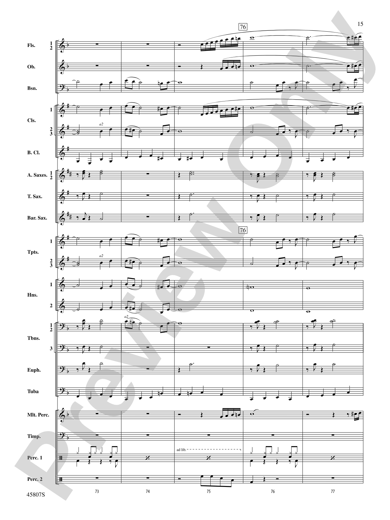Brahms' Waltz 2 Ways: Concert Band Conductor Score & Parts