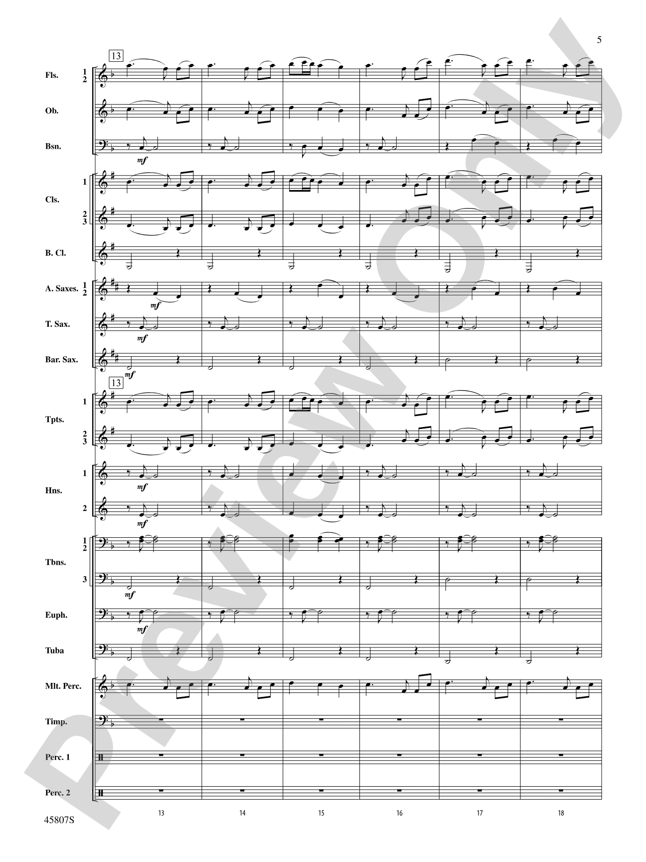 Brahms' Waltz 2 Ways: Concert Band Conductor Score & Parts