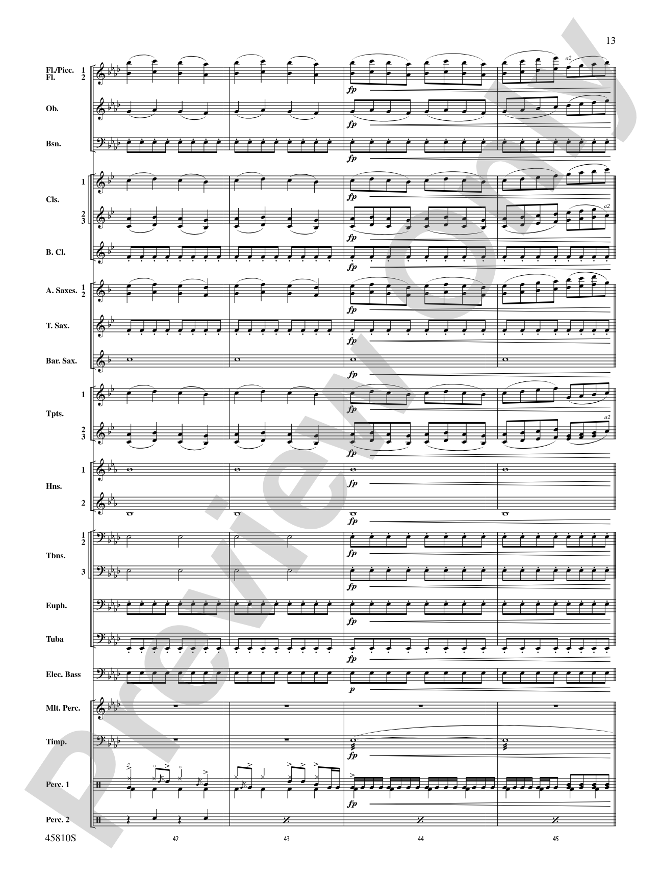 Appalachian Snowfall: Concert Band Conductor Score & Parts