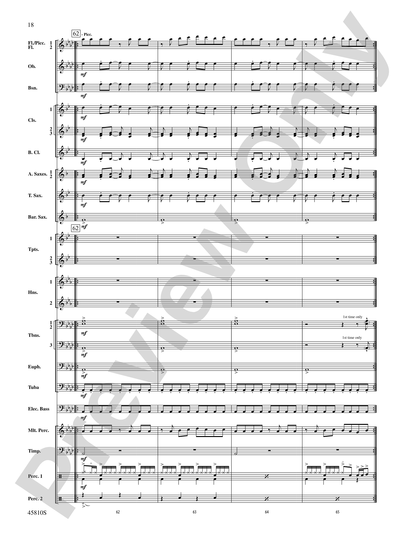 Appalachian Snowfall: Concert Band Conductor Score & Parts