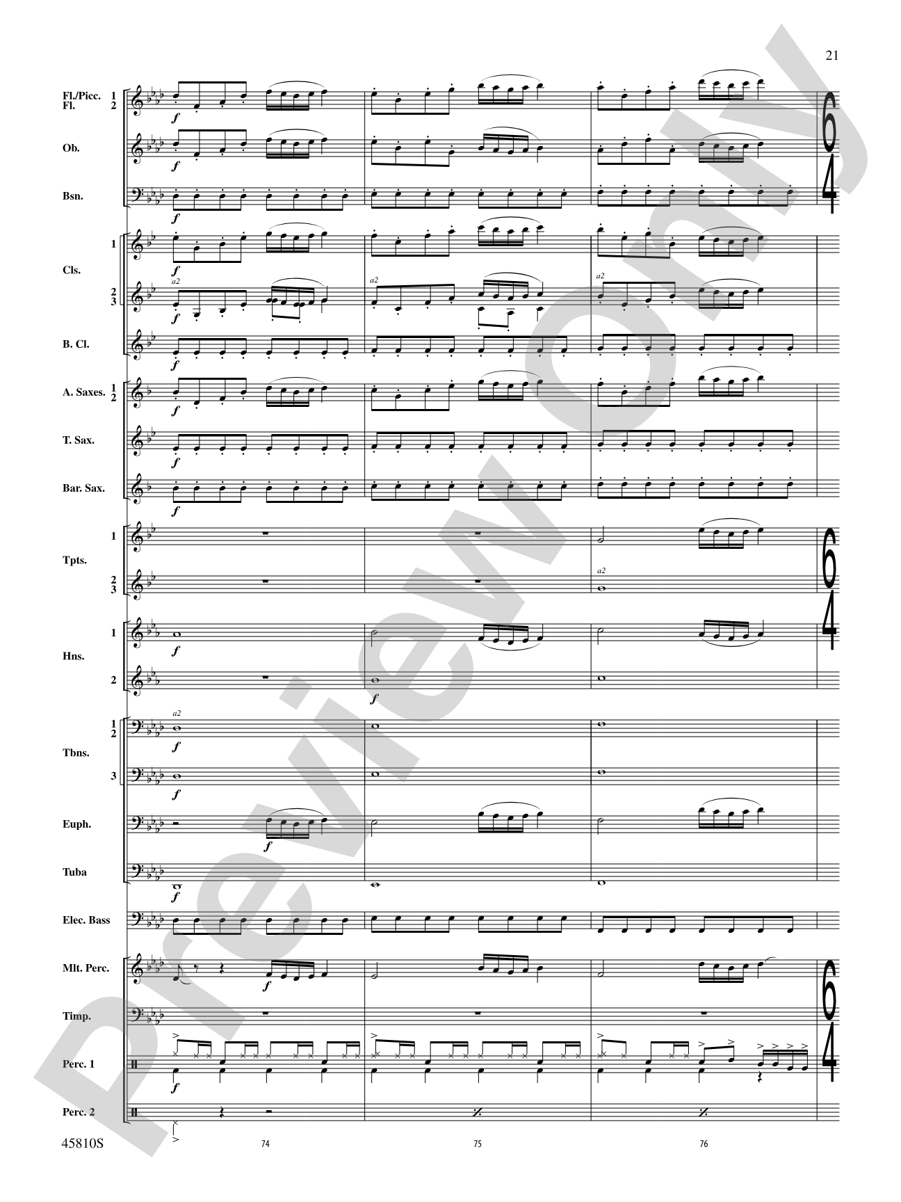 Appalachian Snowfall: Concert Band Conductor Score & Parts