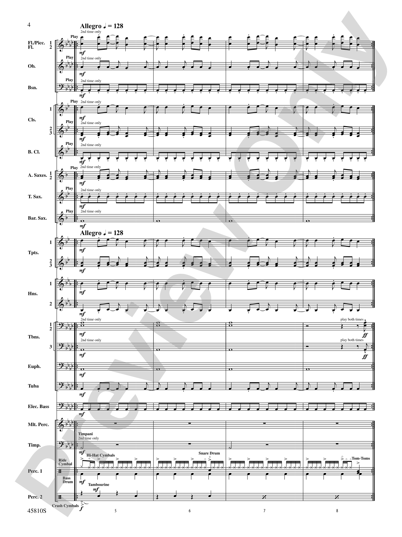Appalachian Snowfall: Concert Band Conductor Score & Parts