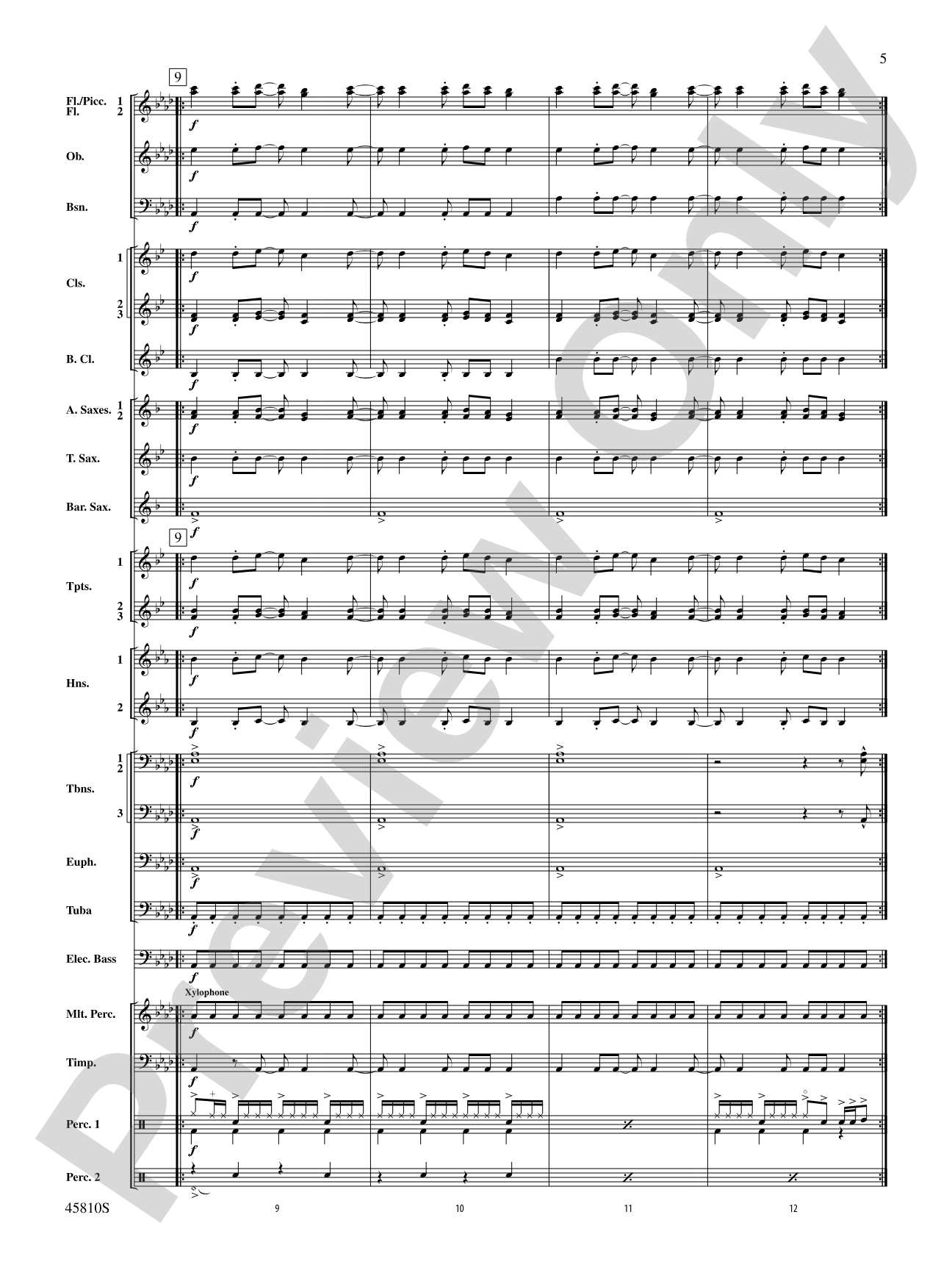 Appalachian Snowfall: Concert Band Conductor Score & Parts