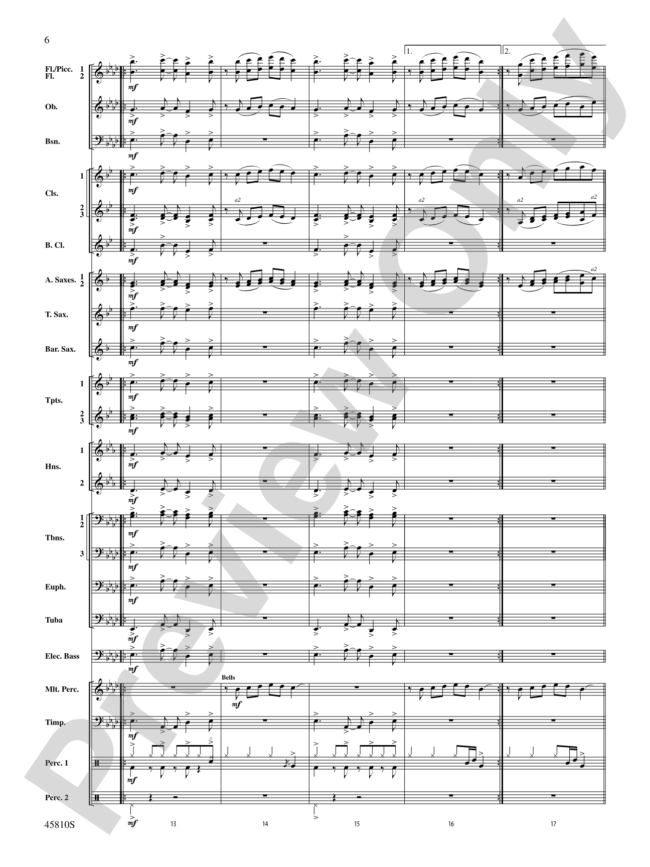 Appalachian Snowfall: Concert Band Conductor Score & Parts