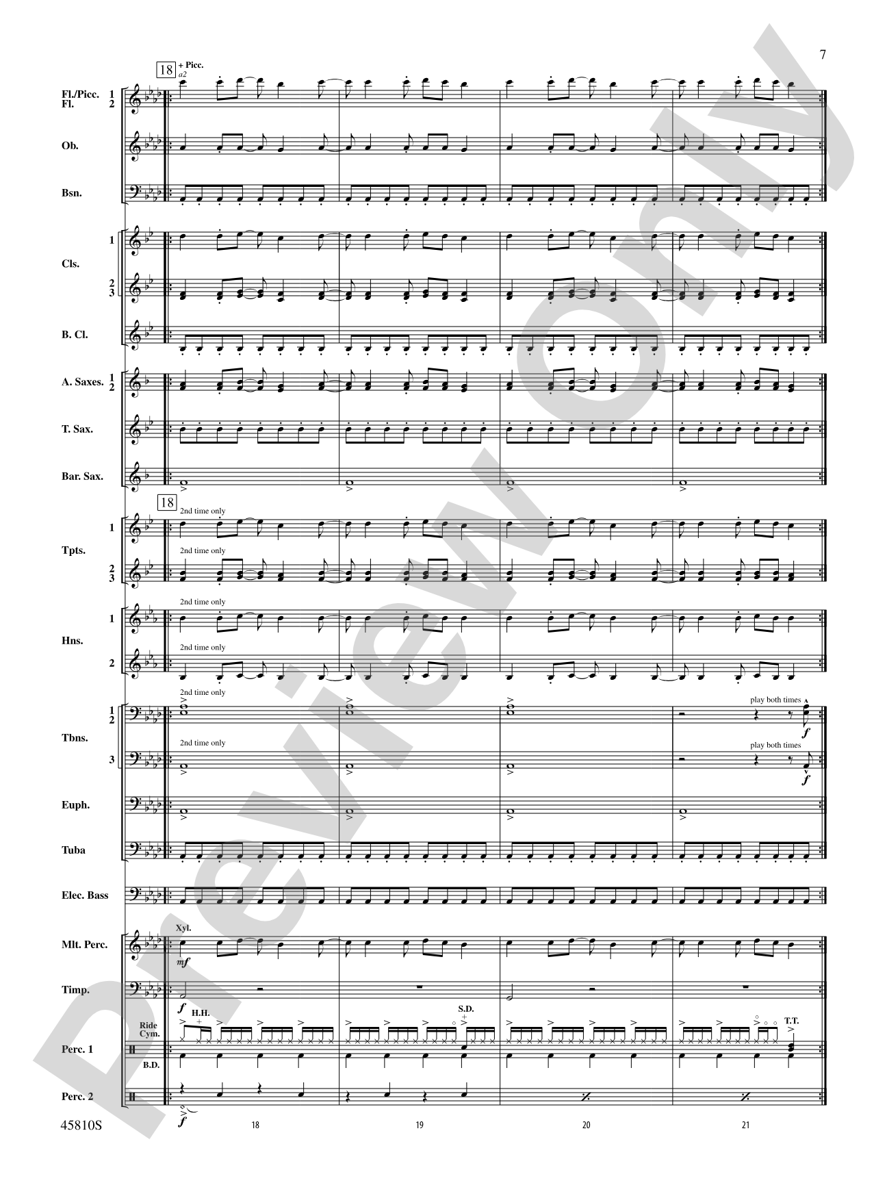 Appalachian Snowfall: Concert Band Conductor Score & Parts
