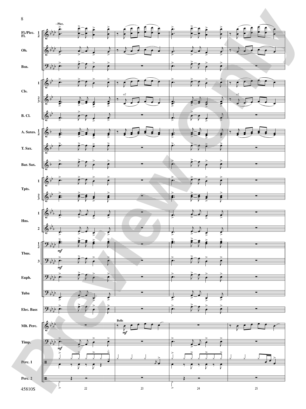 Appalachian Snowfall: Concert Band Conductor Score & Parts
