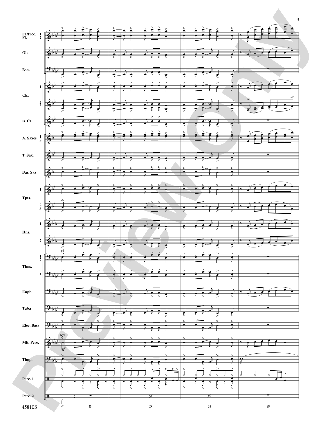 Appalachian Snowfall: Concert Band Conductor Score & Parts