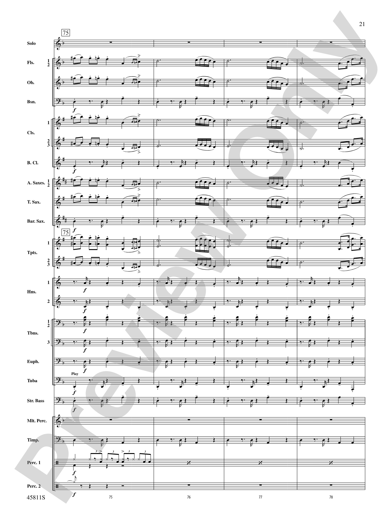 A Tribute to Dave Brubeck: Concert Band Conductor Score & Parts