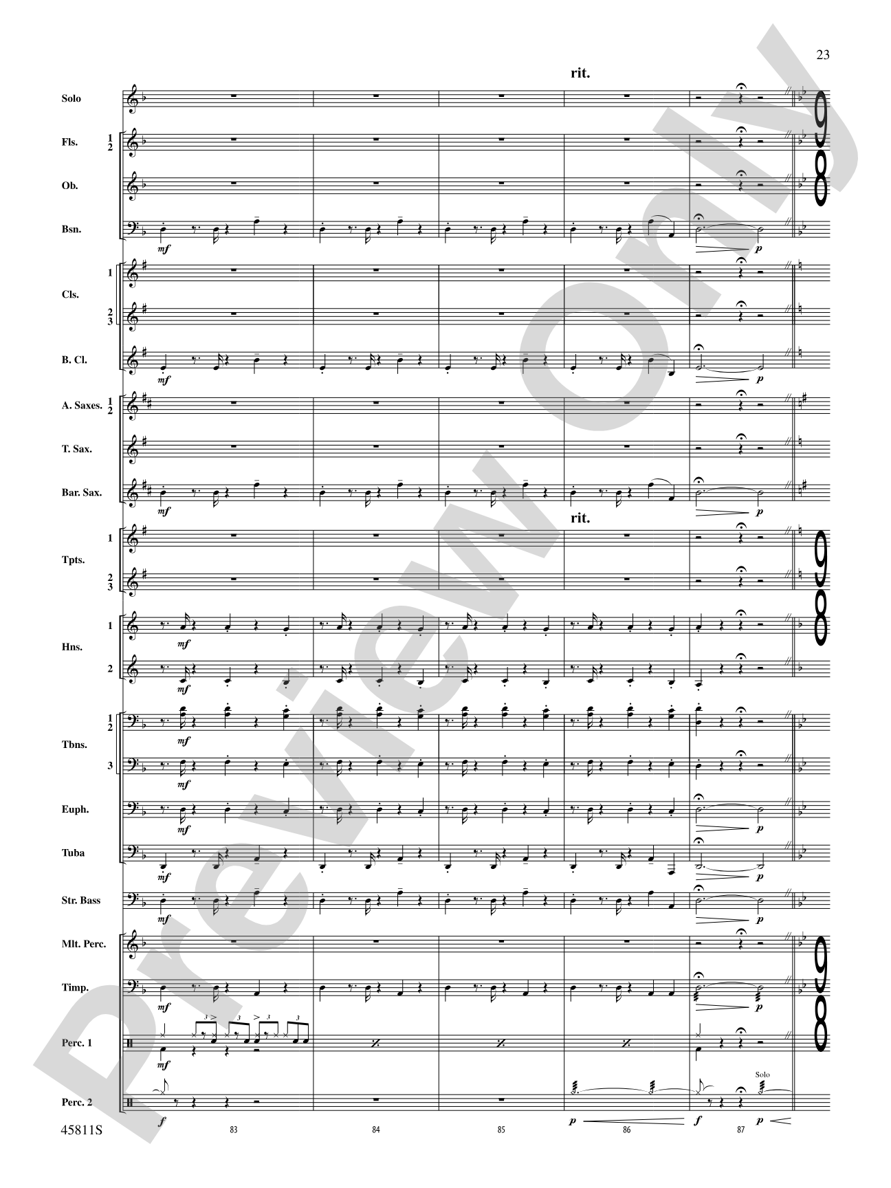 A Tribute to Dave Brubeck: Concert Band Conductor Score & Parts