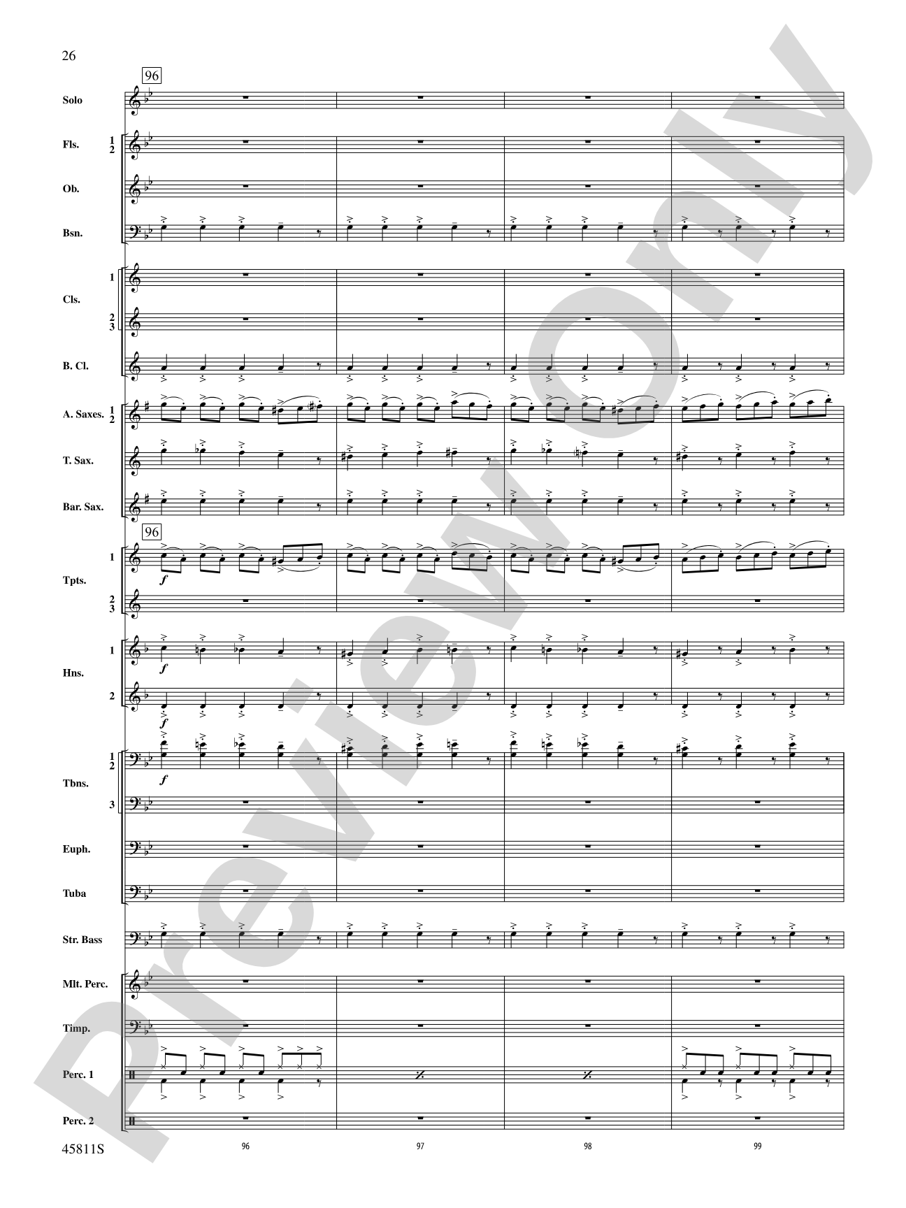 A Tribute to Dave Brubeck: Concert Band Conductor Score & Parts