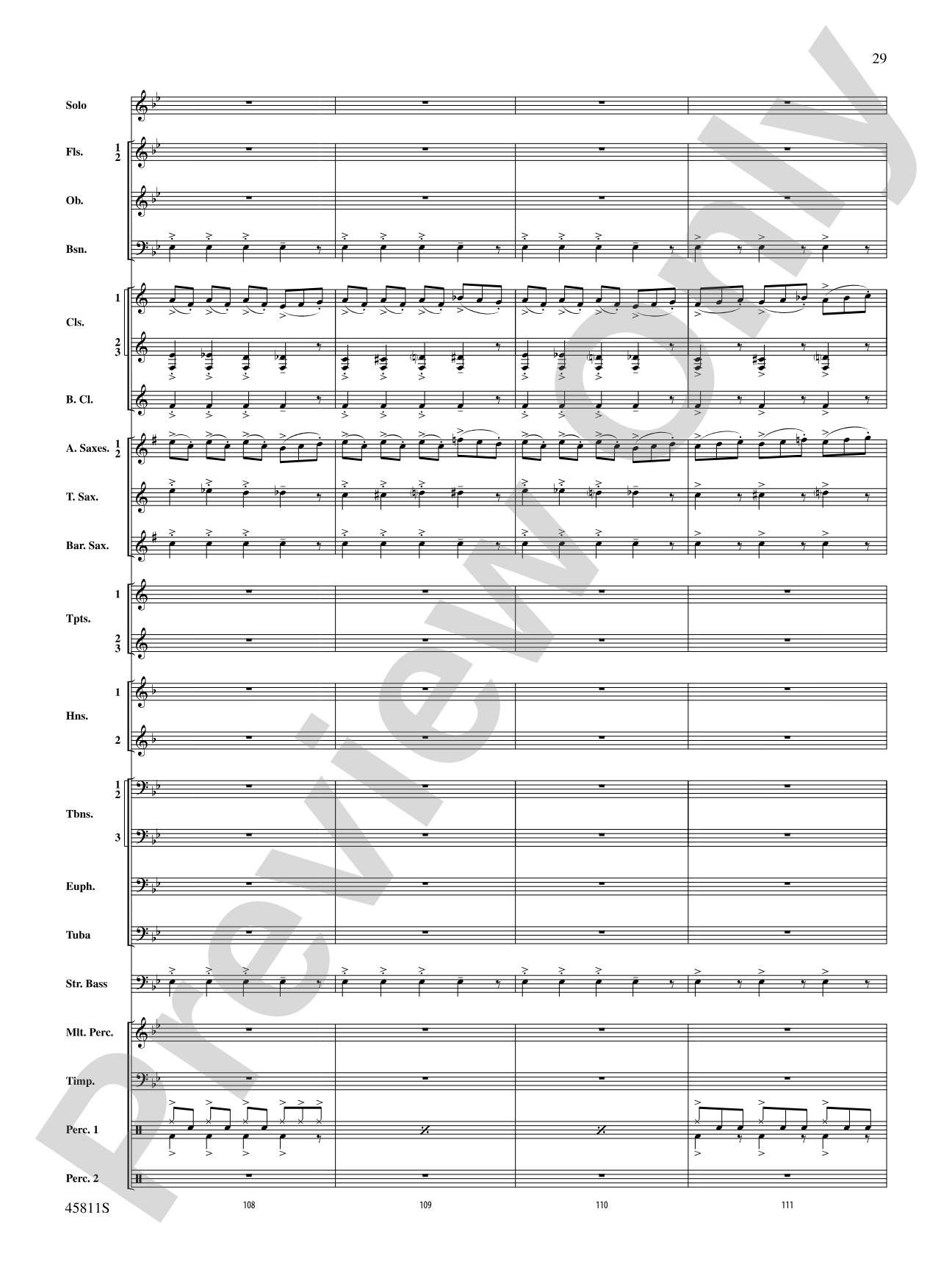 A Tribute to Dave Brubeck: Concert Band Conductor Score & Parts