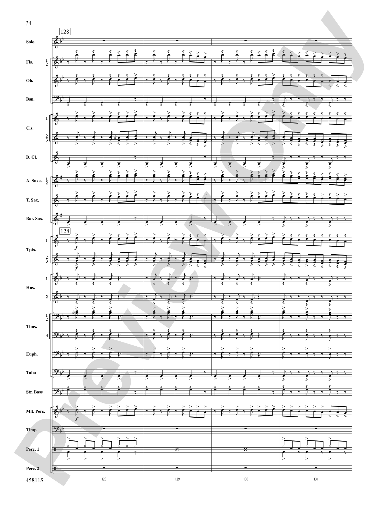 A Tribute to Dave Brubeck: Concert Band Conductor Score & Parts