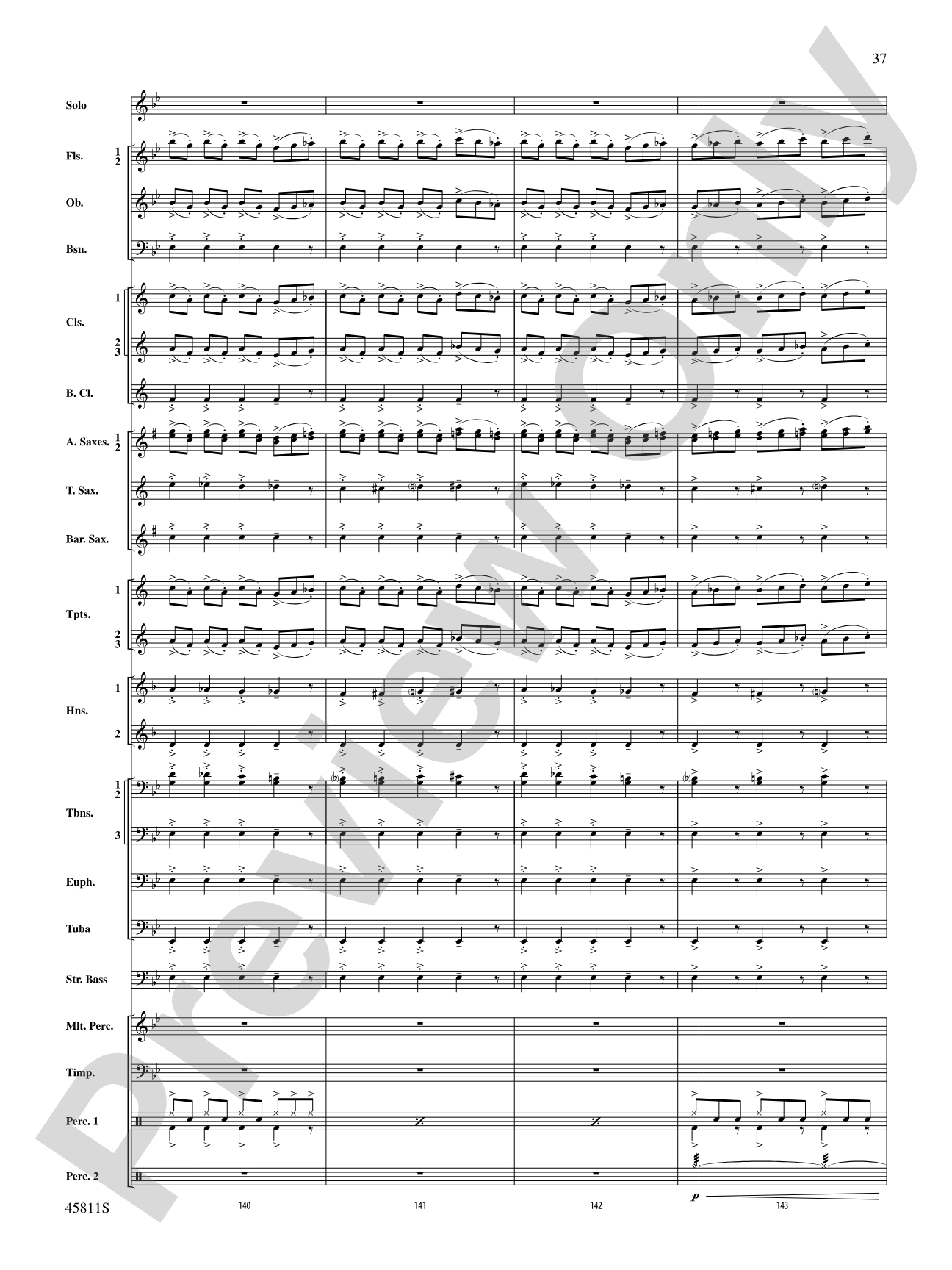 A Tribute to Dave Brubeck: Concert Band Conductor Score & Parts