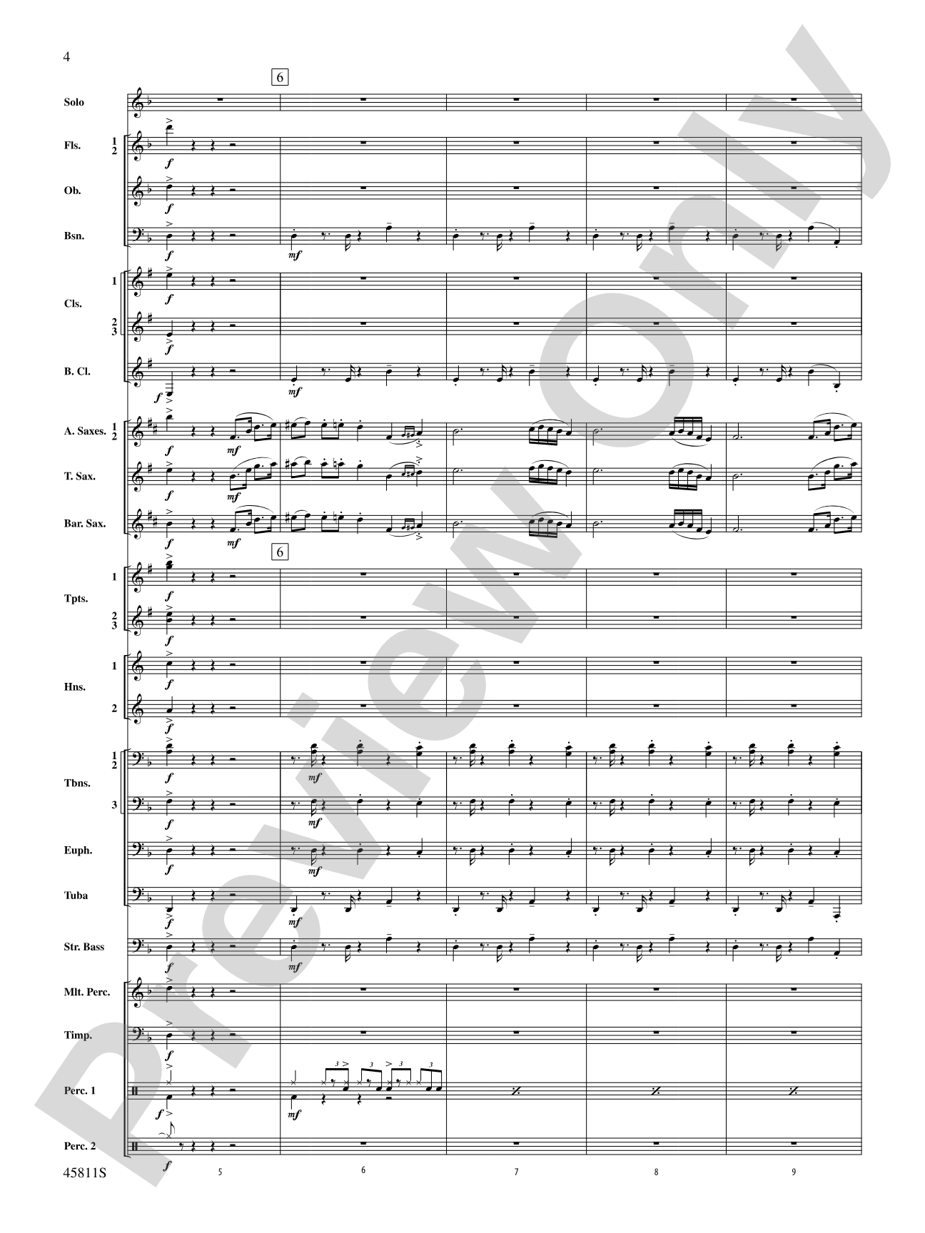 A Tribute to Dave Brubeck: Concert Band Conductor Score & Parts