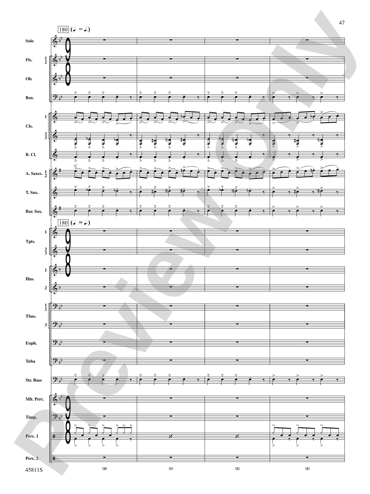 A Tribute to Dave Brubeck: Concert Band Conductor Score & Parts