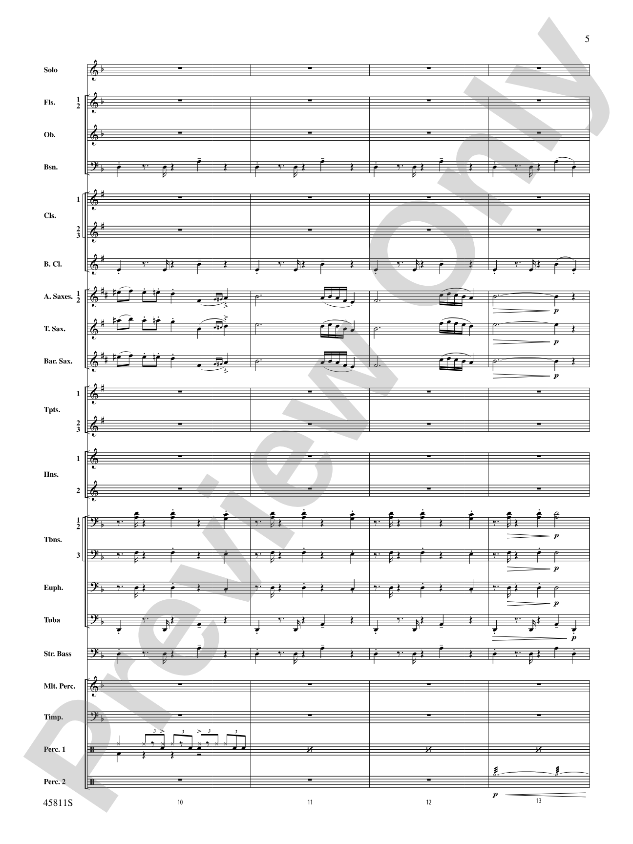 A Tribute to Dave Brubeck: Concert Band Conductor Score & Parts