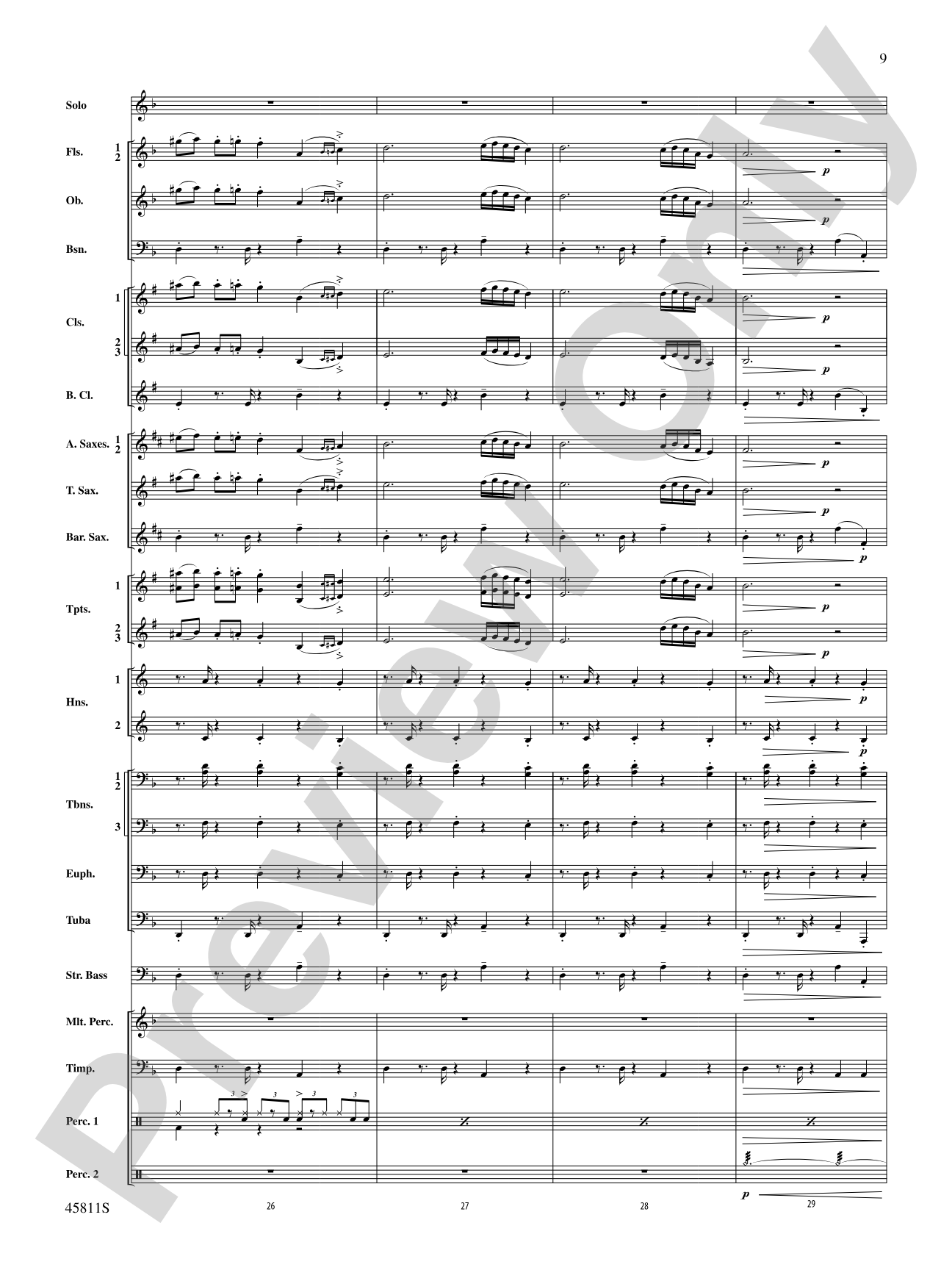 A Tribute to Dave Brubeck: Concert Band Conductor Score & Parts