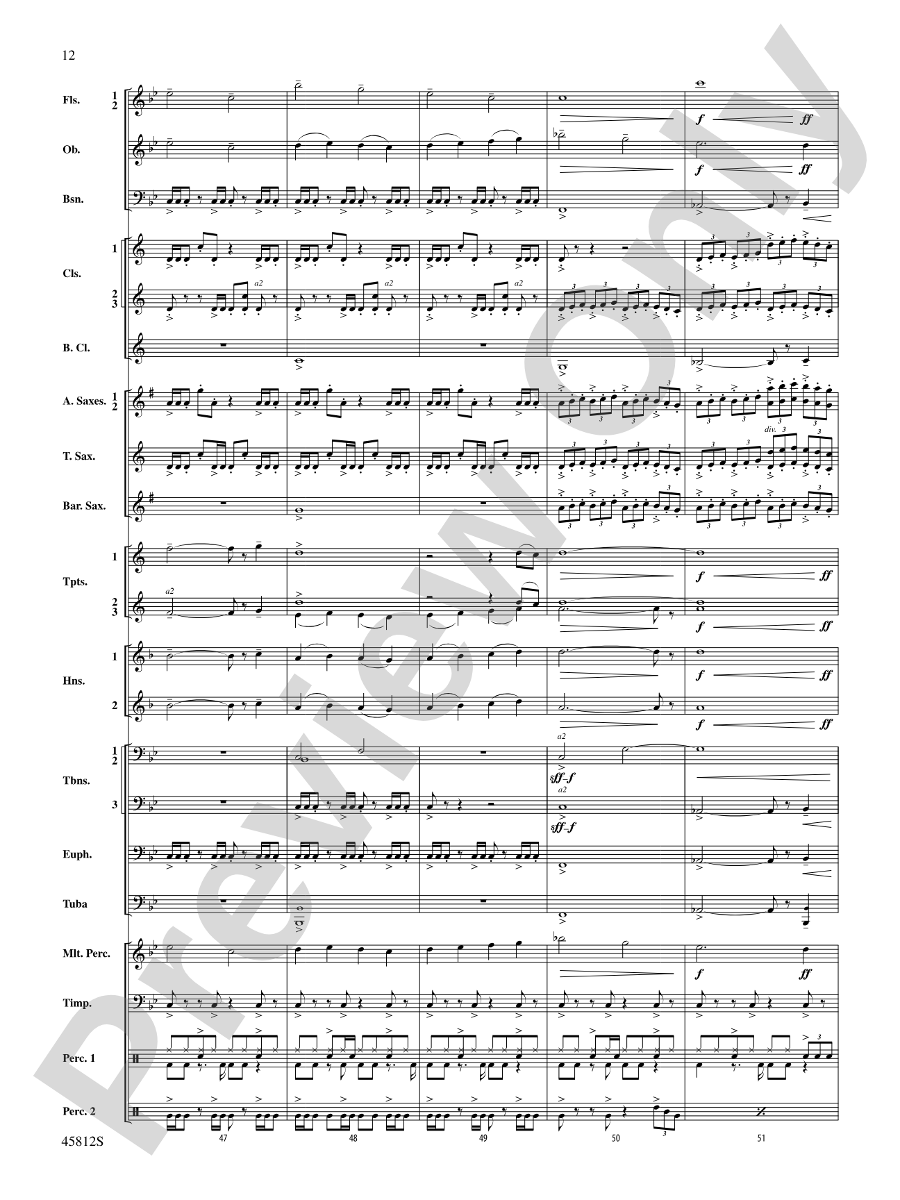 Suicide Squad: Concert Band Conductor Score & Parts