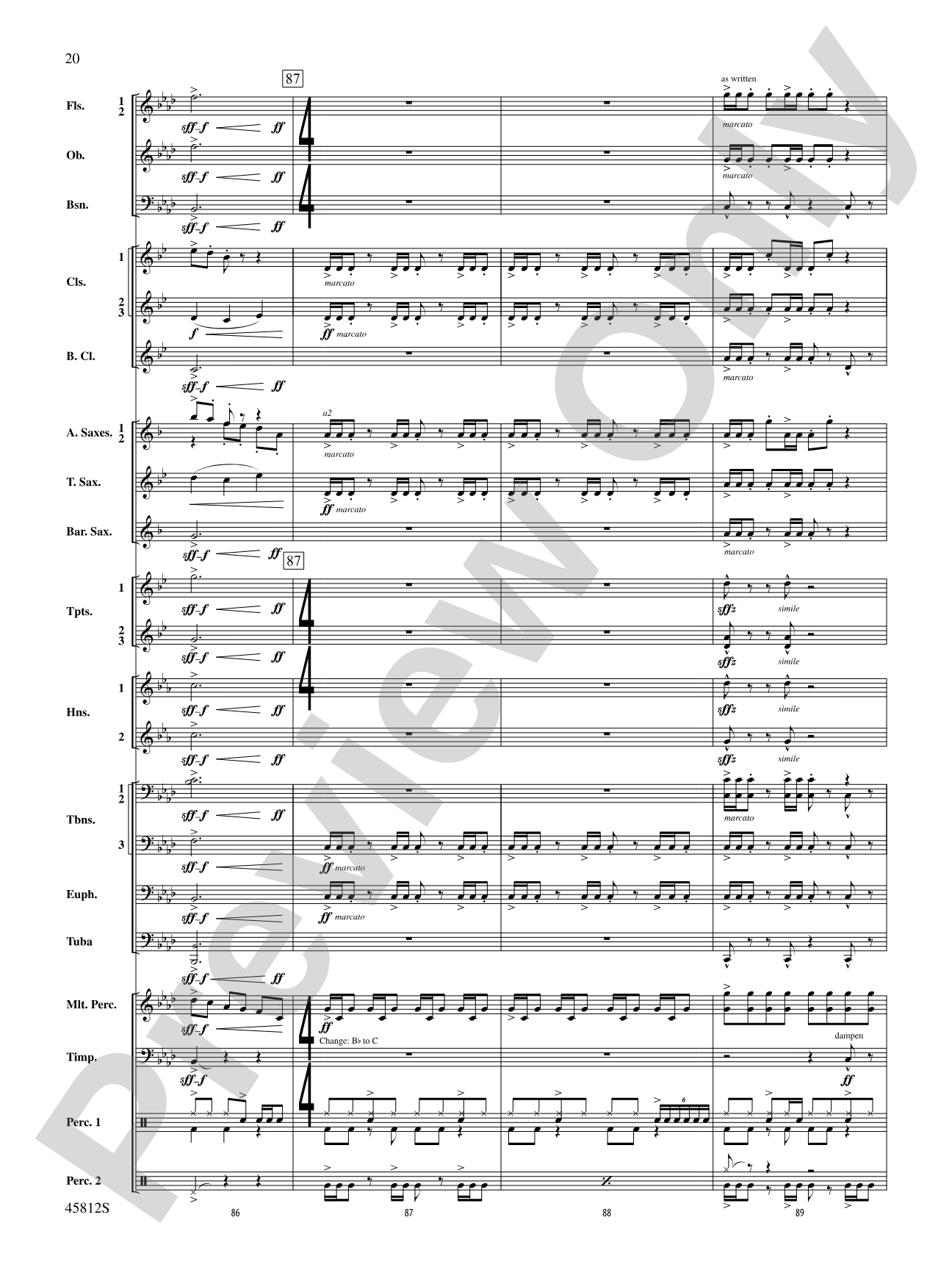 Suicide Squad: Concert Band Conductor Score & Parts