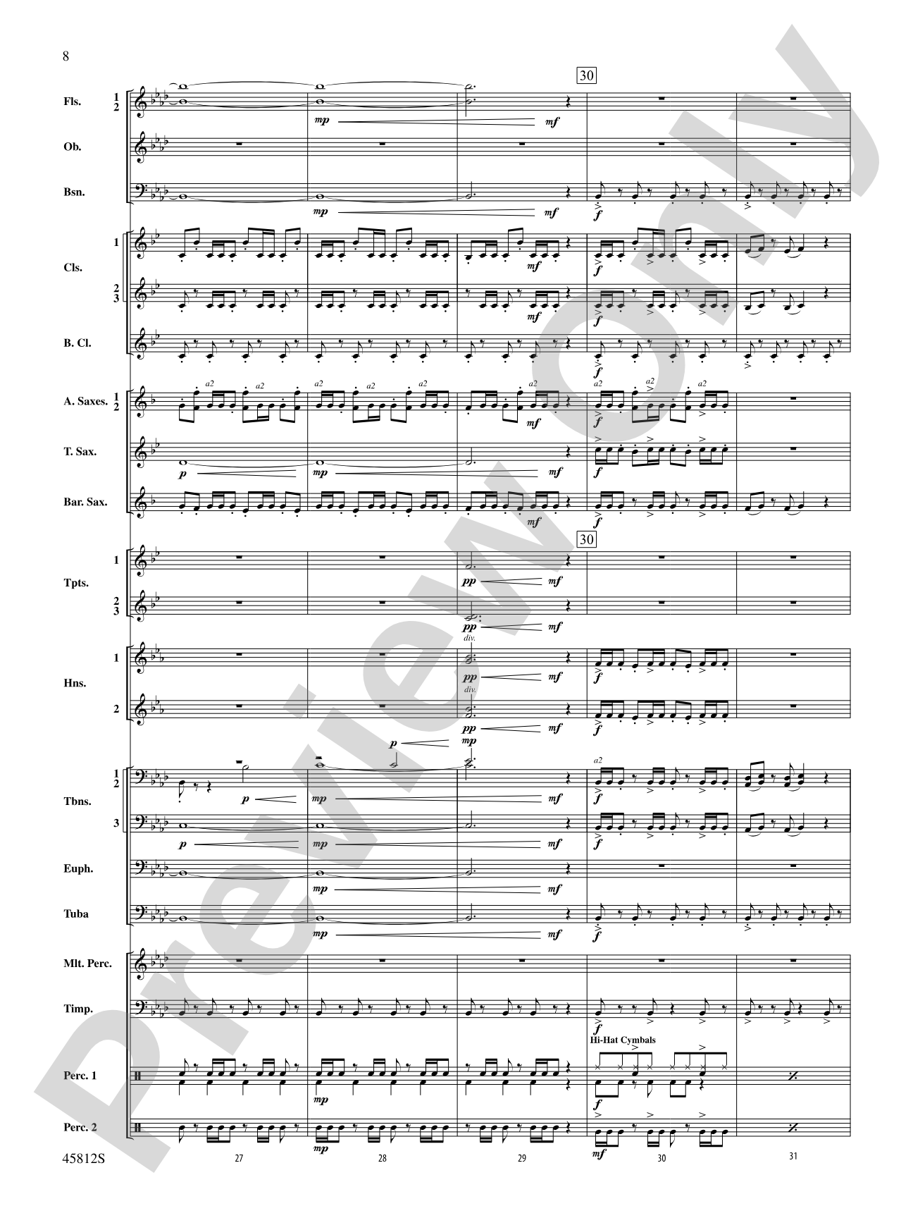 Suicide Squad: Concert Band Conductor Score & Parts