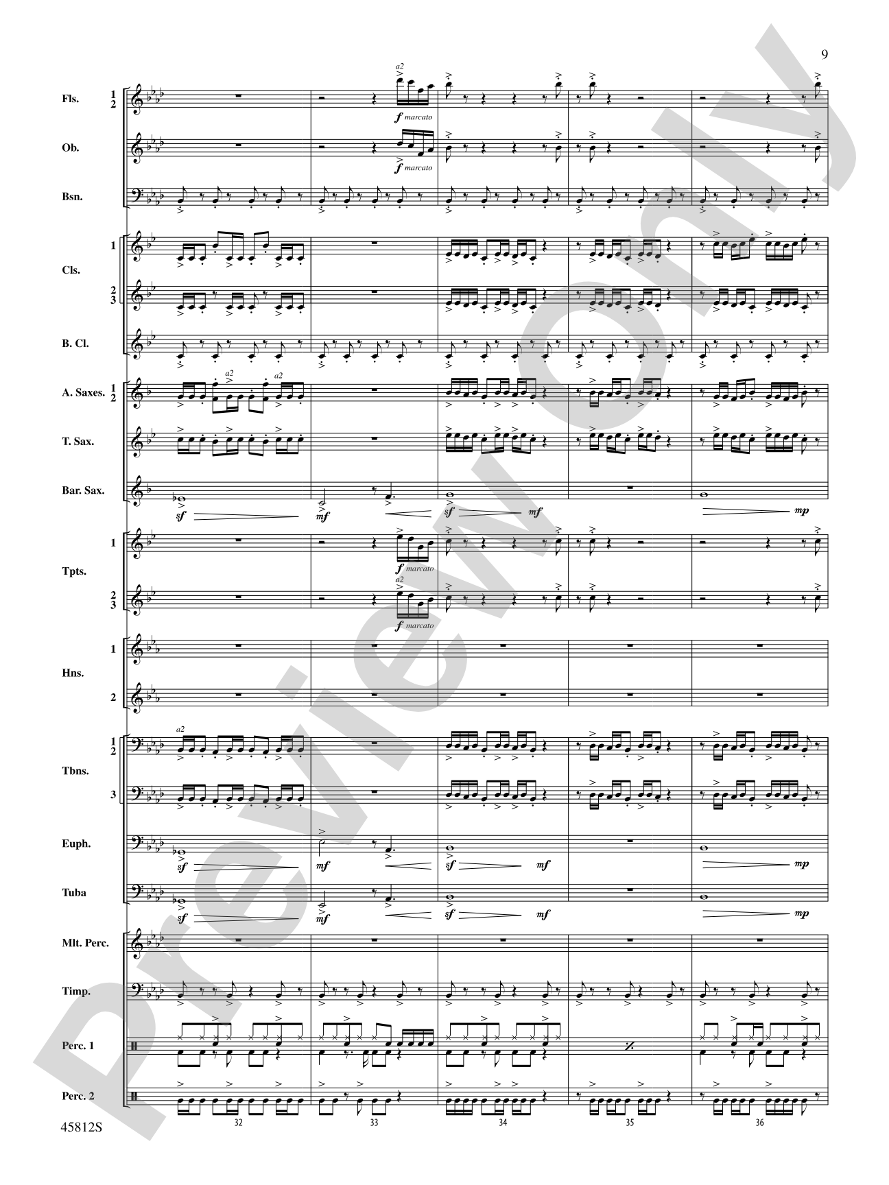 Suicide Squad: Concert Band Conductor Score & Parts