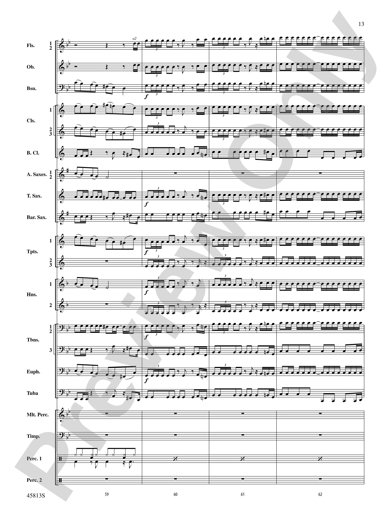Hamilton, Suite from: Concert Band Conductor Score & Parts