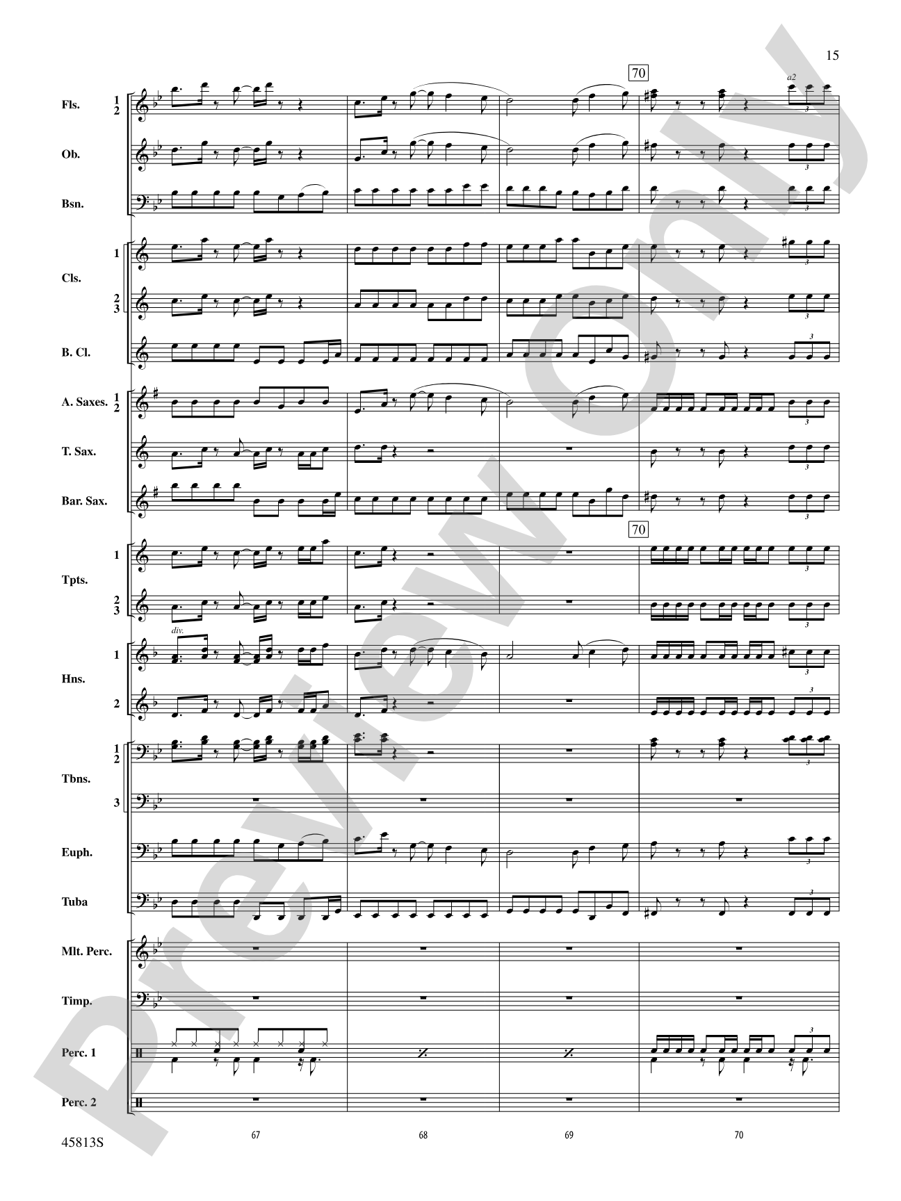 Hamilton, Suite from: Concert Band Conductor Score & Parts